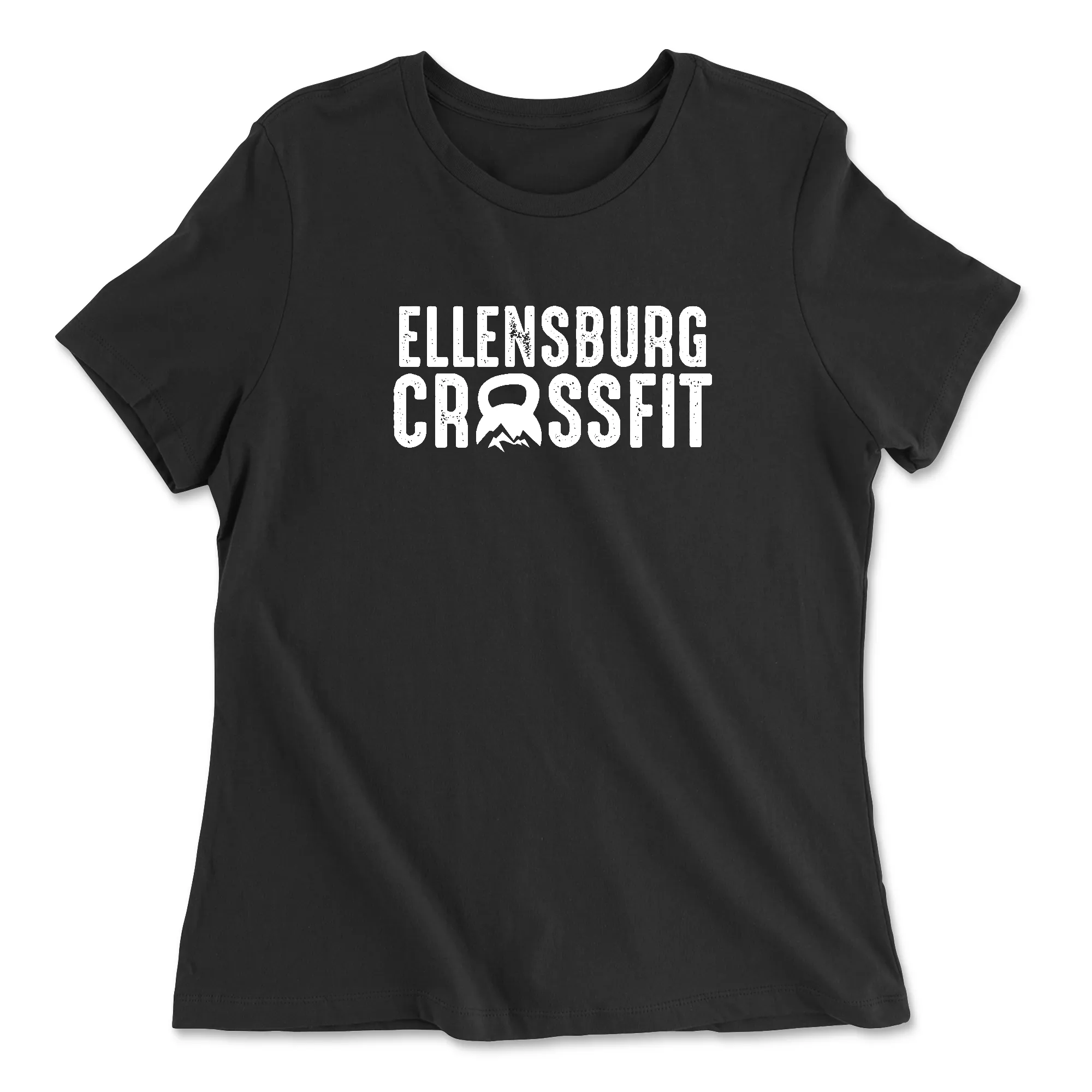 Ellensburg CrossFit Stacked Womens - Relaxed Jersey T-Shirt
