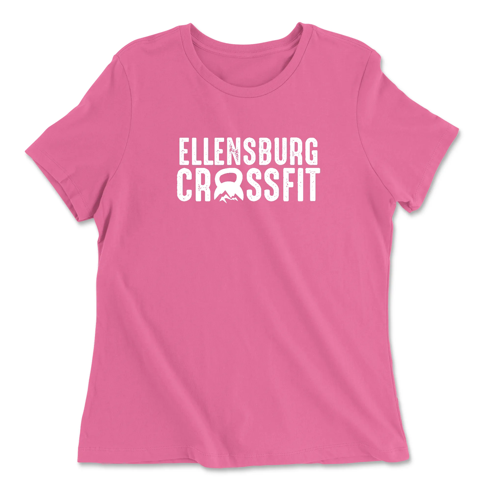 Ellensburg CrossFit Stacked Womens - Relaxed Jersey T-Shirt
