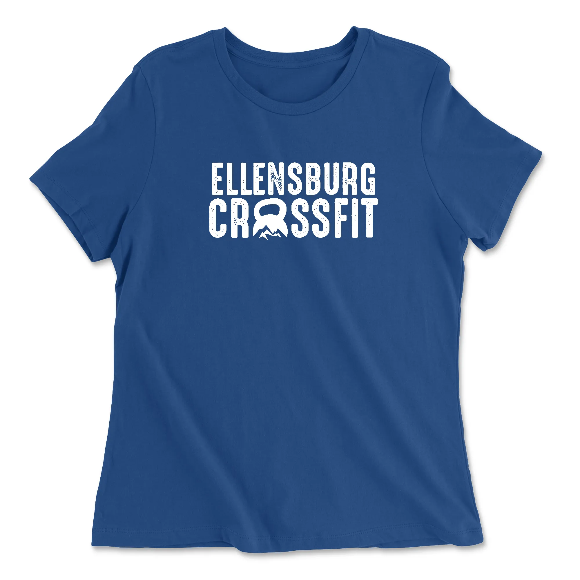 Ellensburg CrossFit Stacked Womens - Relaxed Jersey T-Shirt