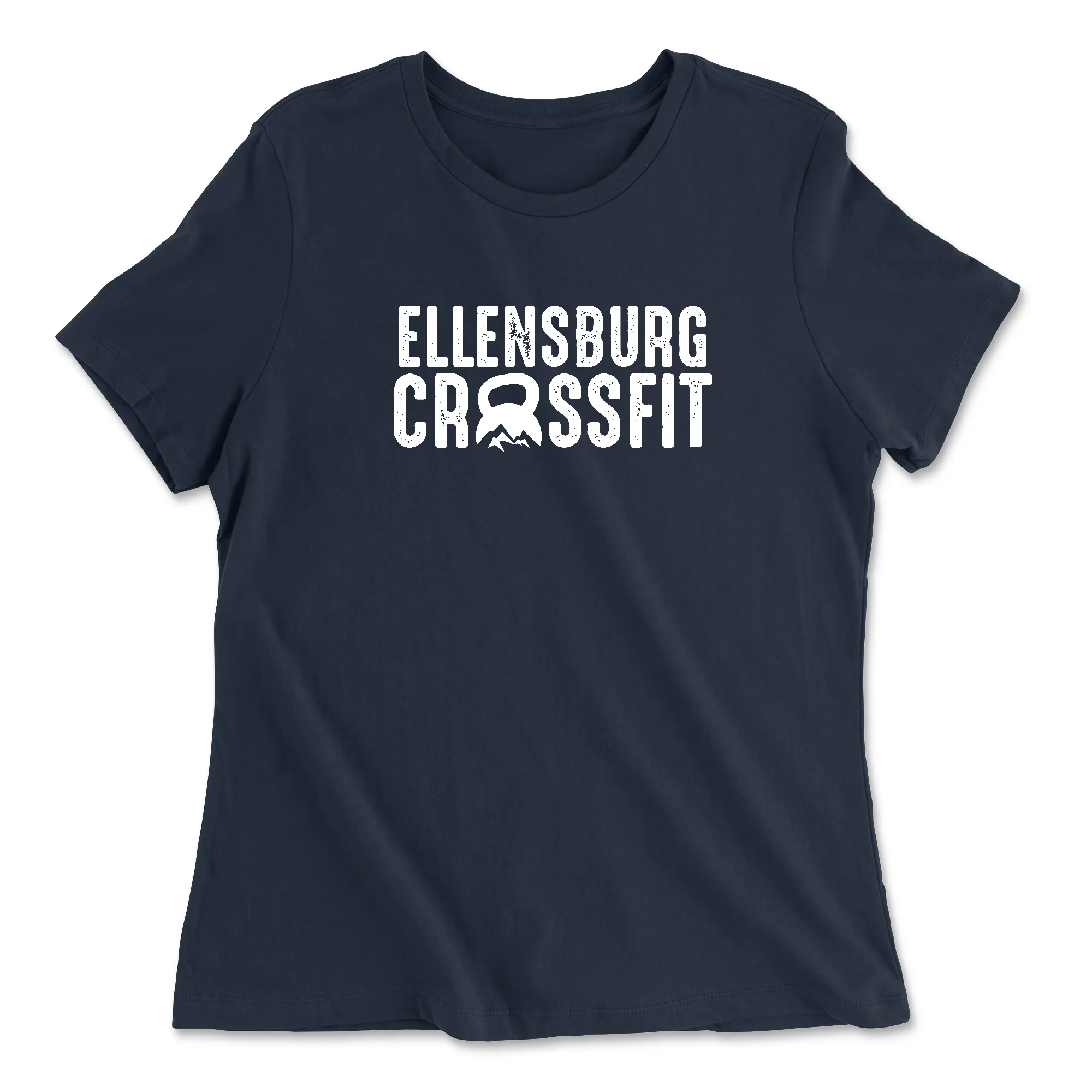 Ellensburg CrossFit Stacked Womens - Relaxed Jersey T-Shirt