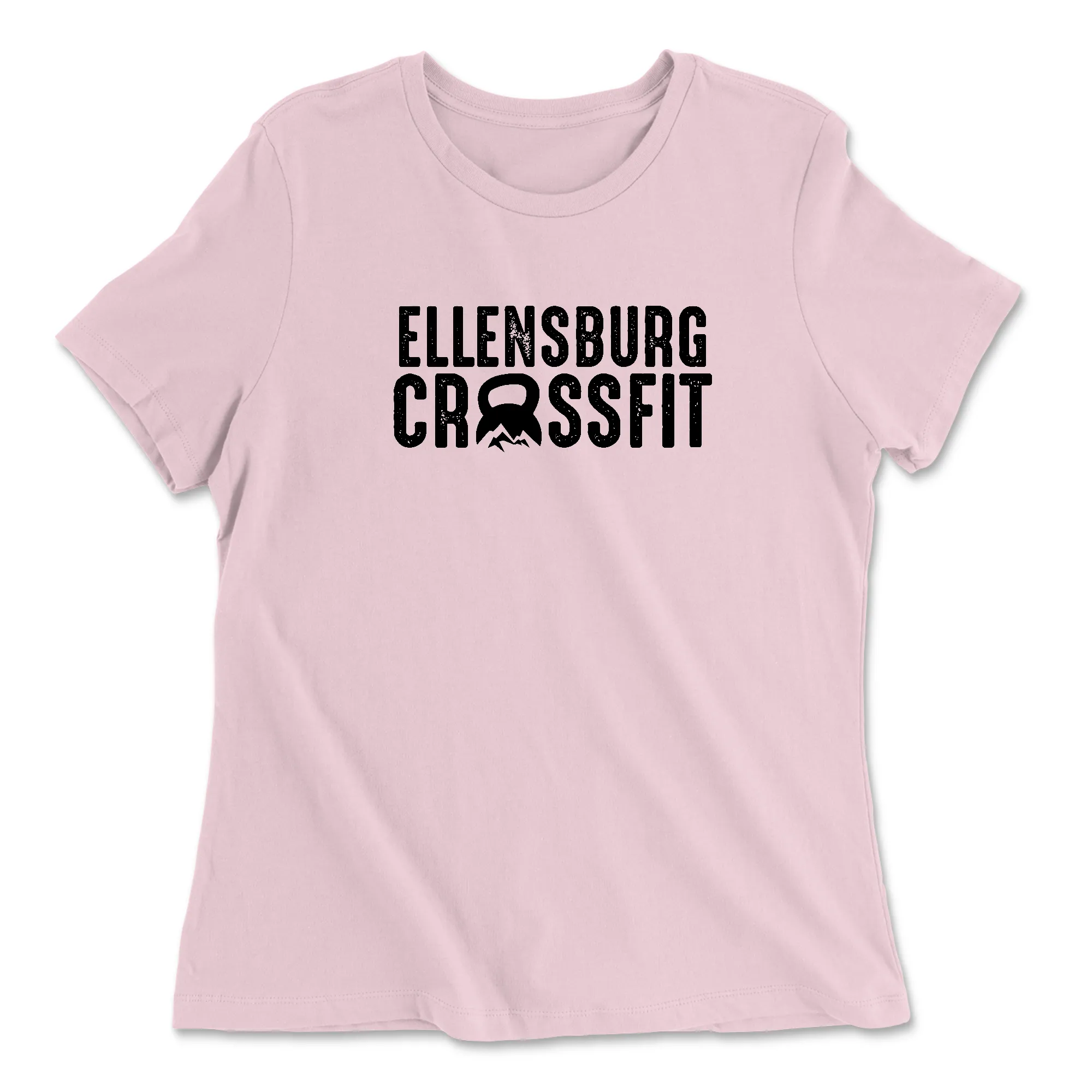 Ellensburg CrossFit Stacked Womens - Relaxed Jersey T-Shirt