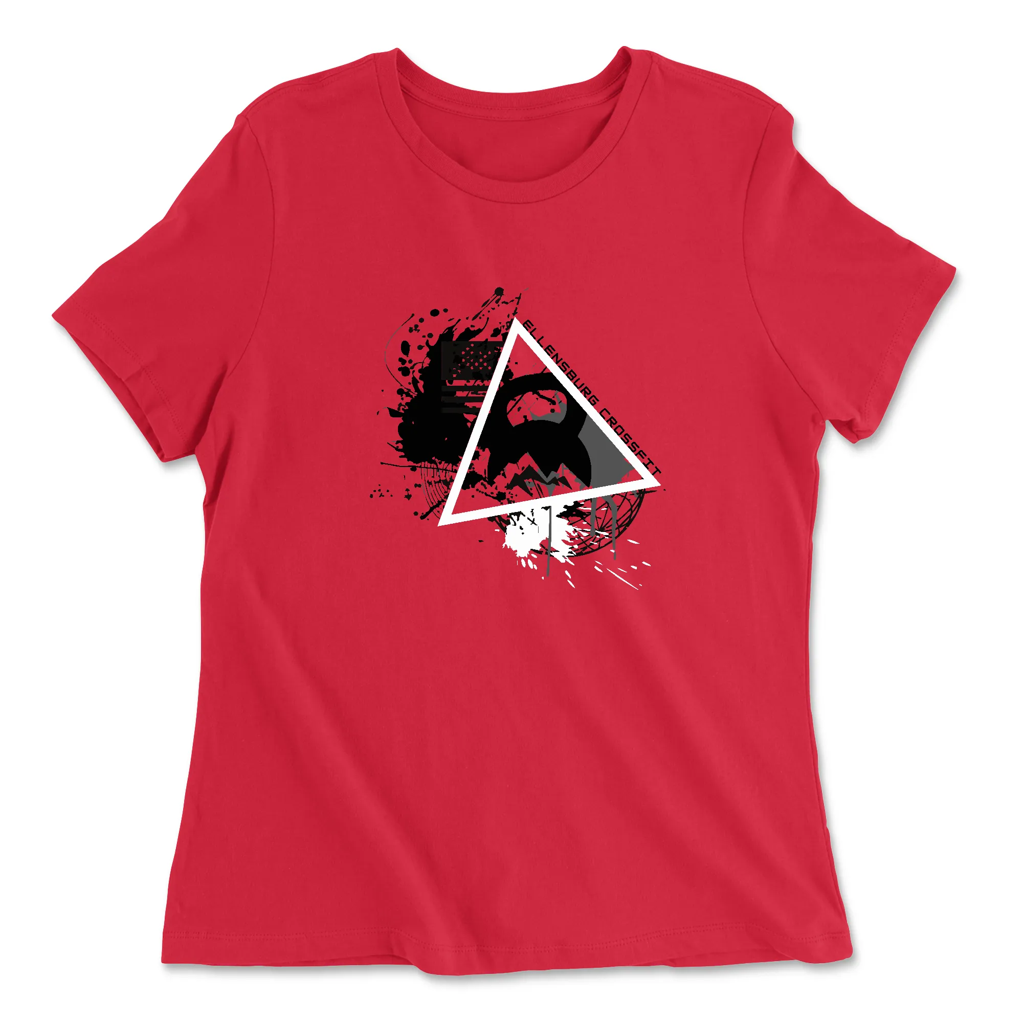 Ellensburg CrossFit Triangle Womens - Relaxed Jersey T-Shirt