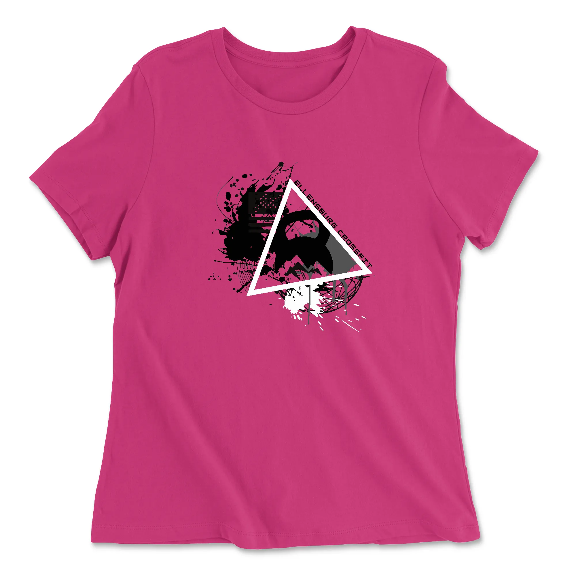 Ellensburg CrossFit Triangle Womens - Relaxed Jersey T-Shirt
