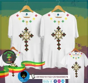 Ethiopian branded tshirt by Afro
