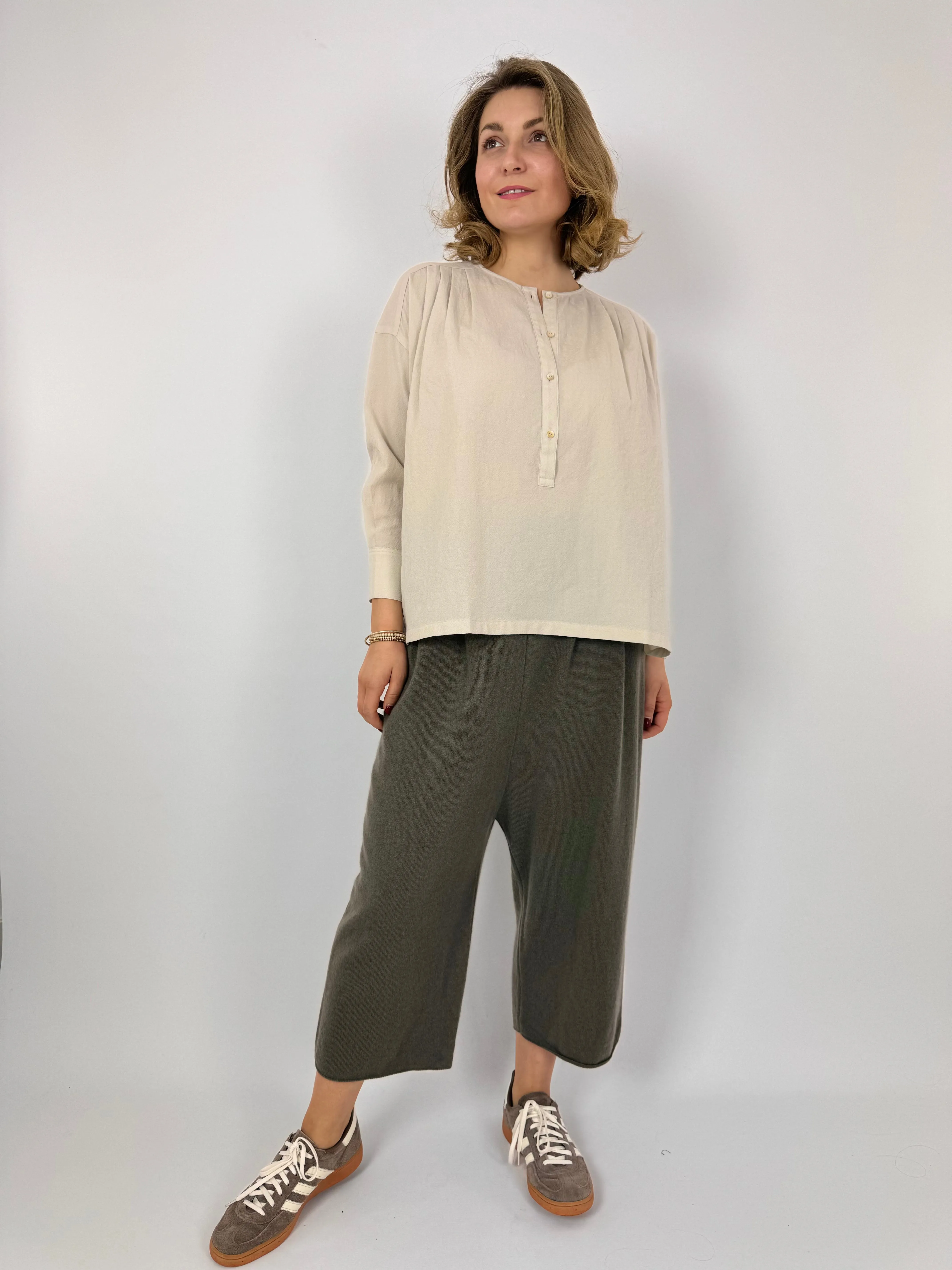 Evam Eva Wool Shirt Antique White