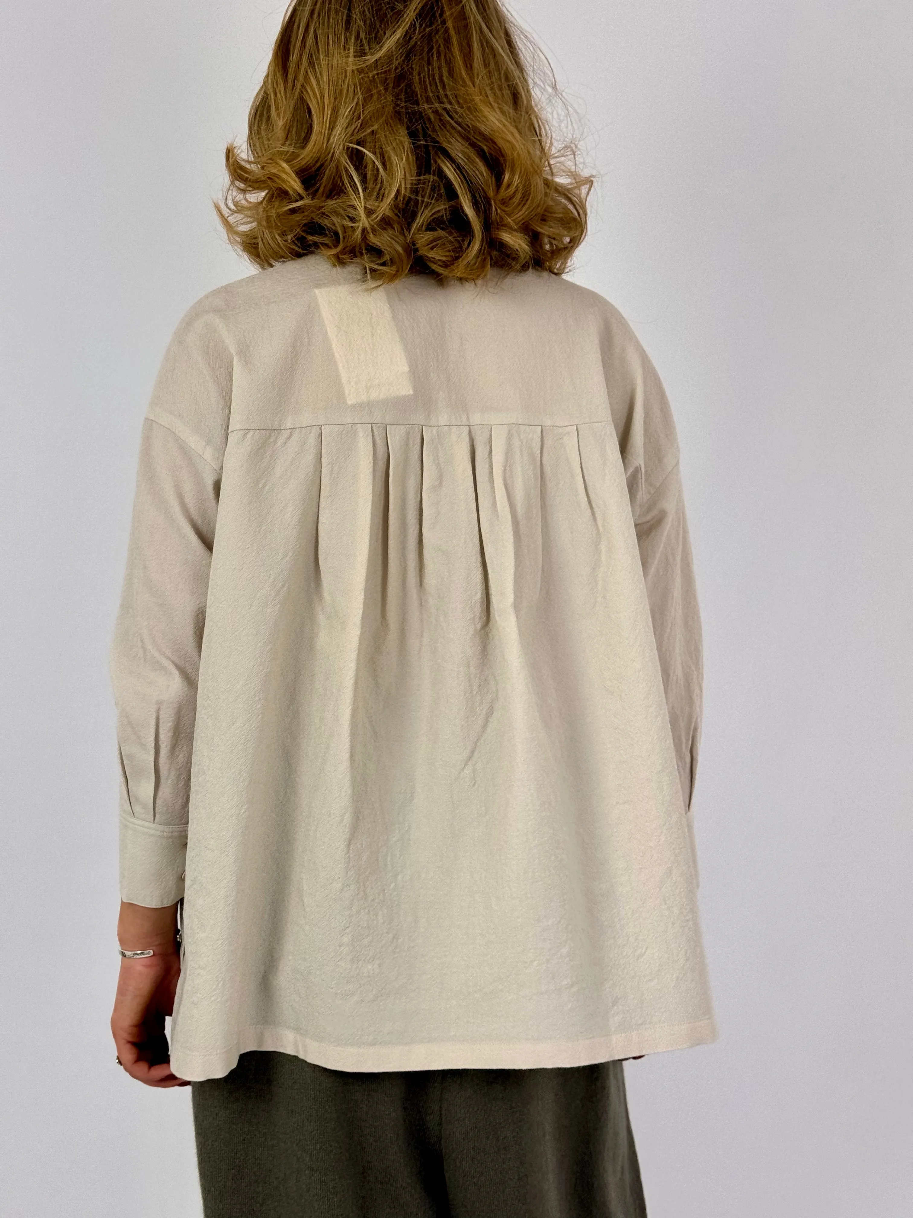 Evam Eva Wool Shirt Antique White