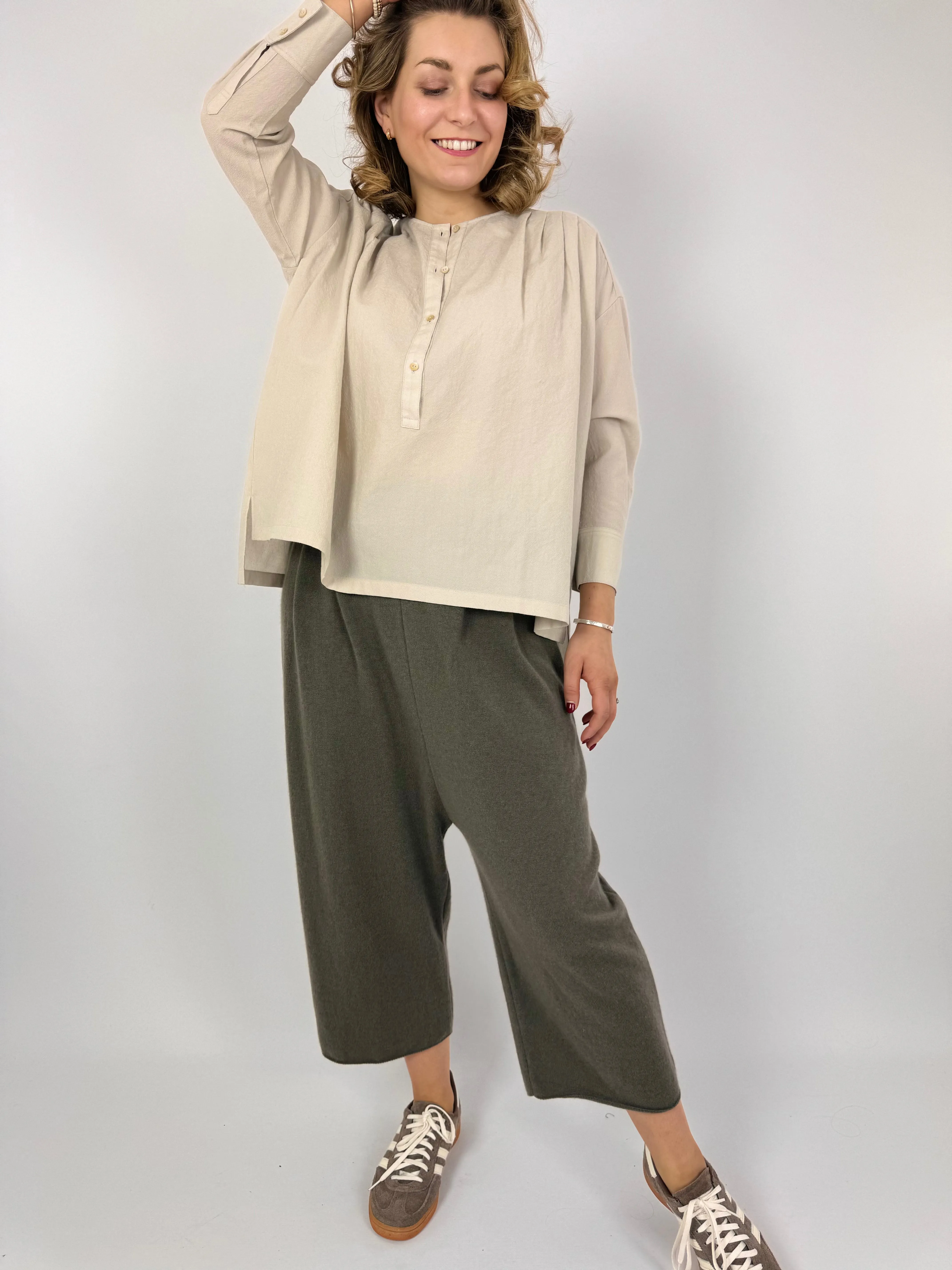 Evam Eva Wool Shirt Antique White