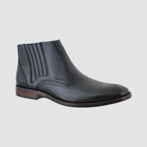 Ferracini mens itzel leather boot in navy