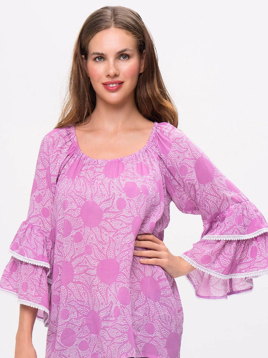 Flared Peasant Dress and Top - WOMENS (W25-L)