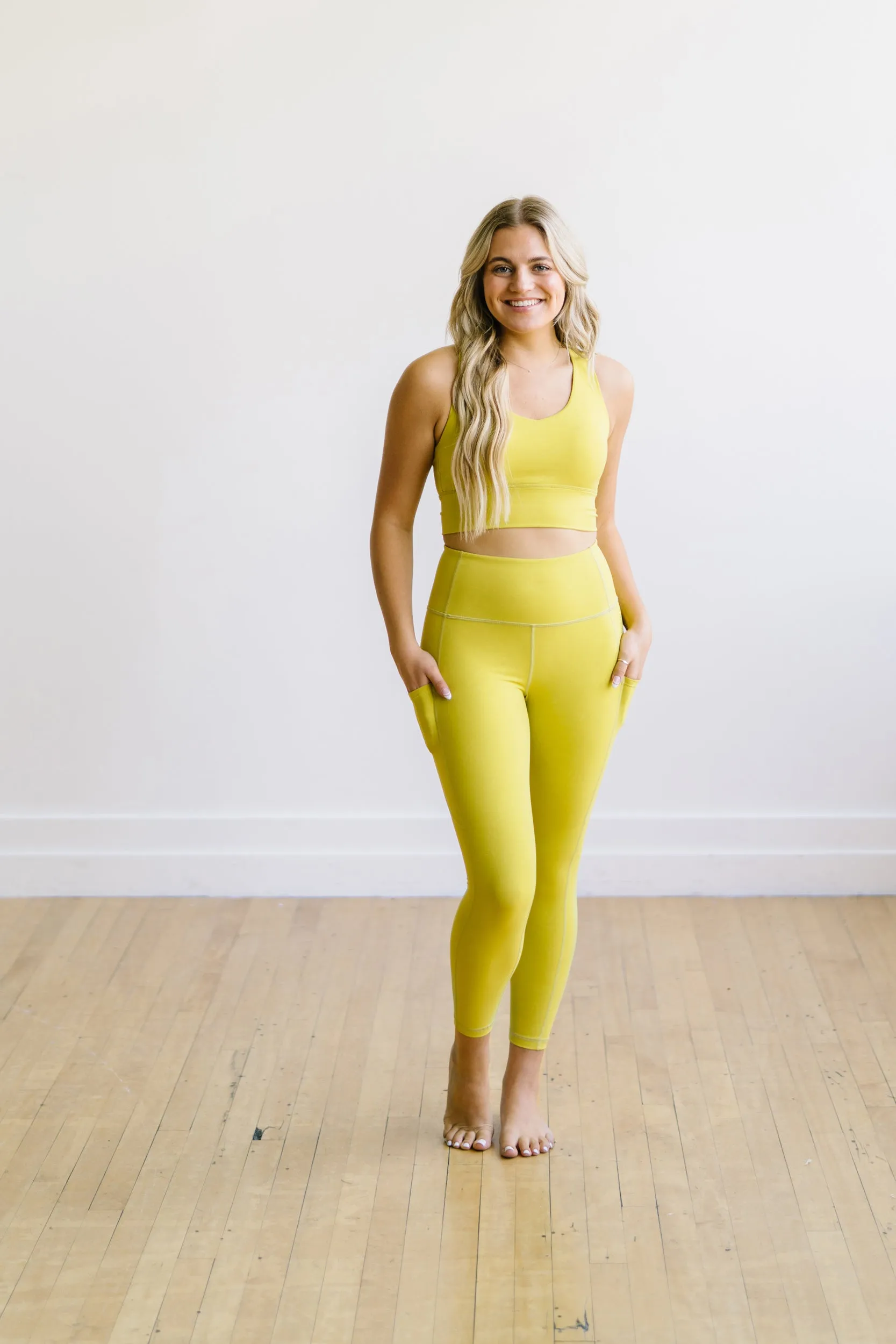 Focus Leggings - Lime | MT LUXE