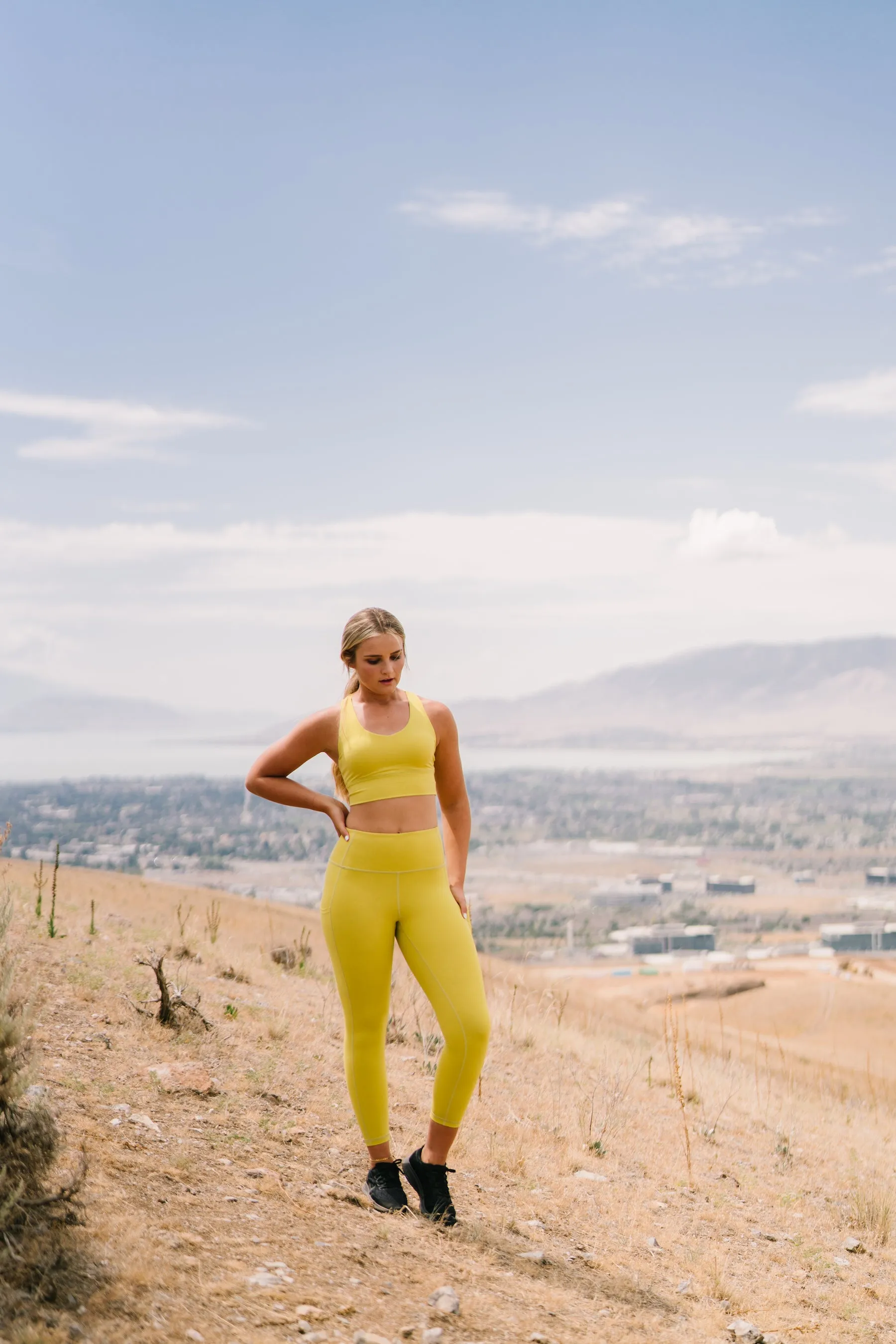 Focus Leggings - Lime | MT LUXE