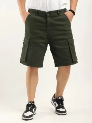 Fusion Green Cotton Shorts