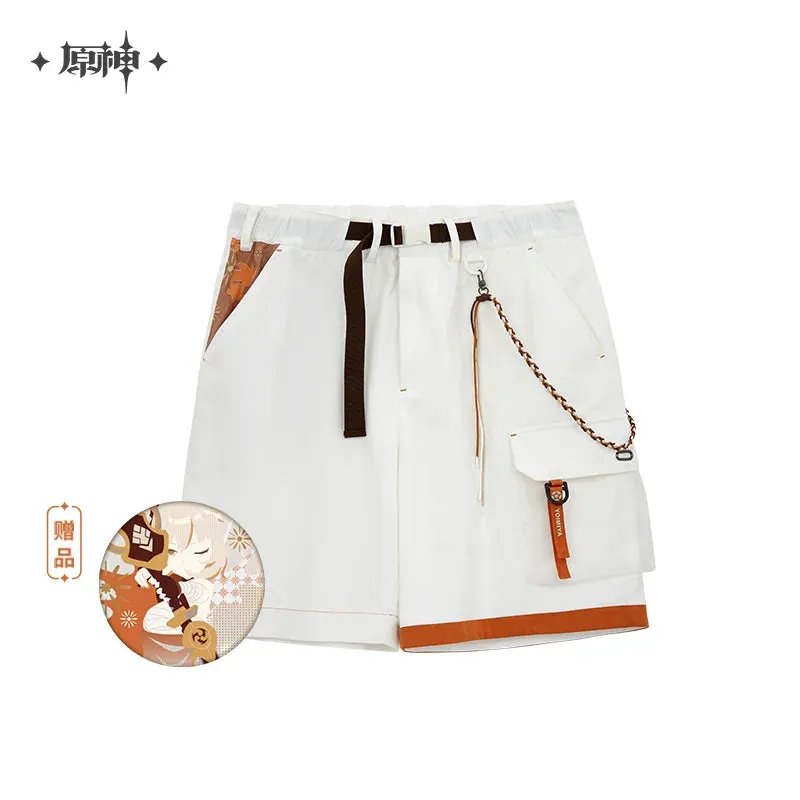Game Genshin Impact Naganohara Yoimiya Cosplay Theme Pants Badge Anime Casual Sweatpants