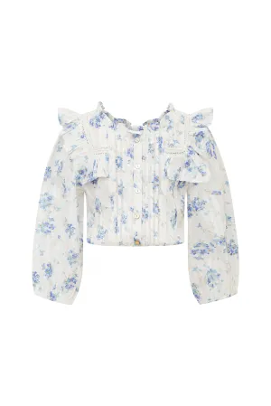 Girls Oda Ruffle Top