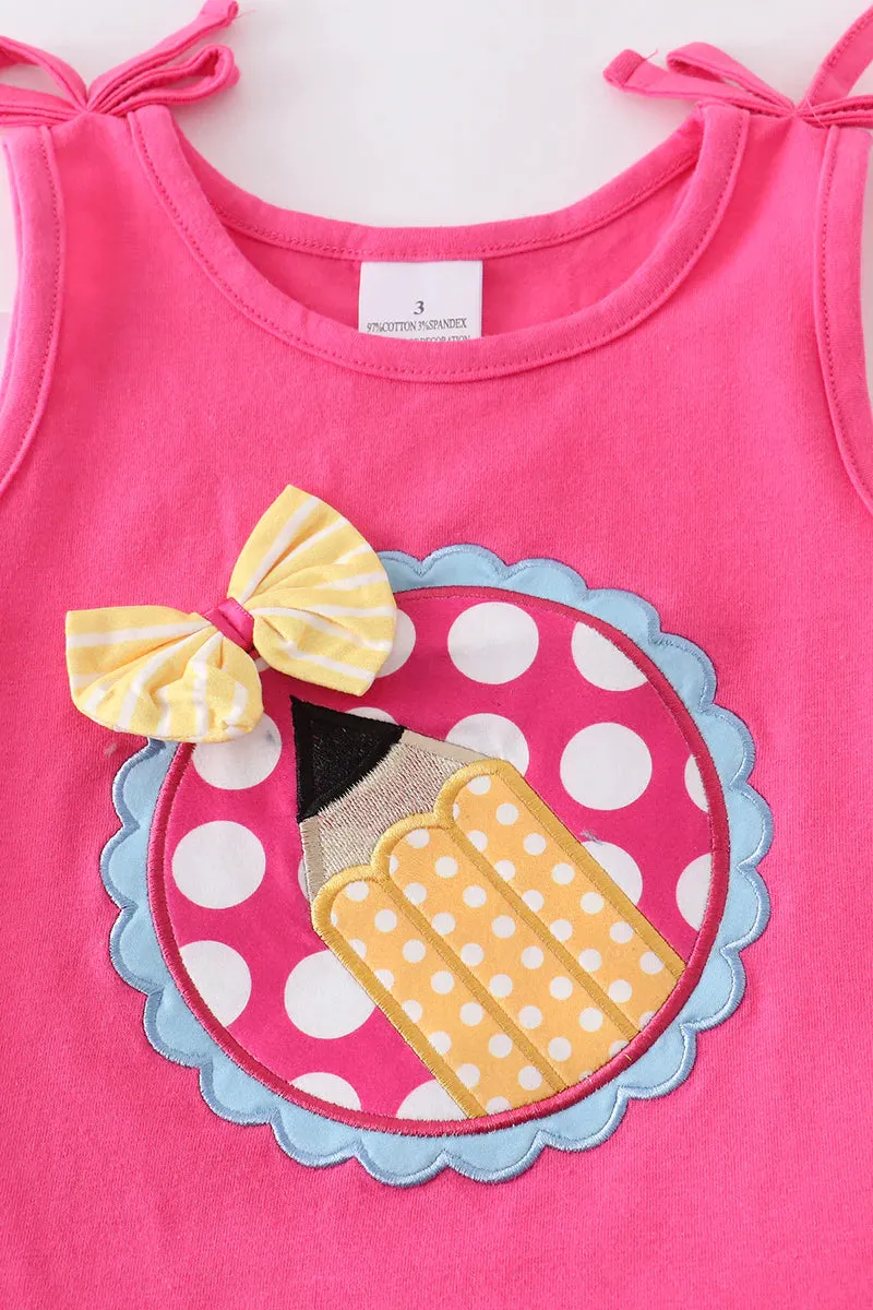 Girls Pencil Top & Shorts Set