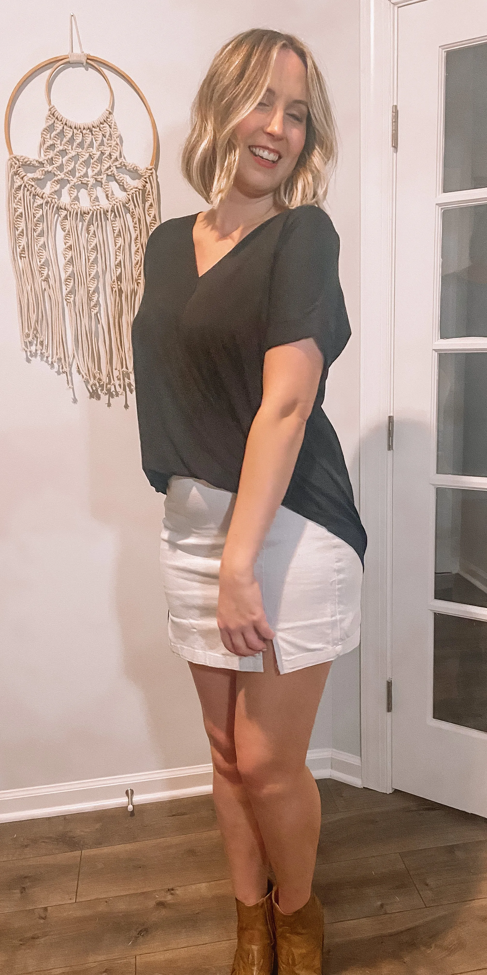Go To Top in Black
