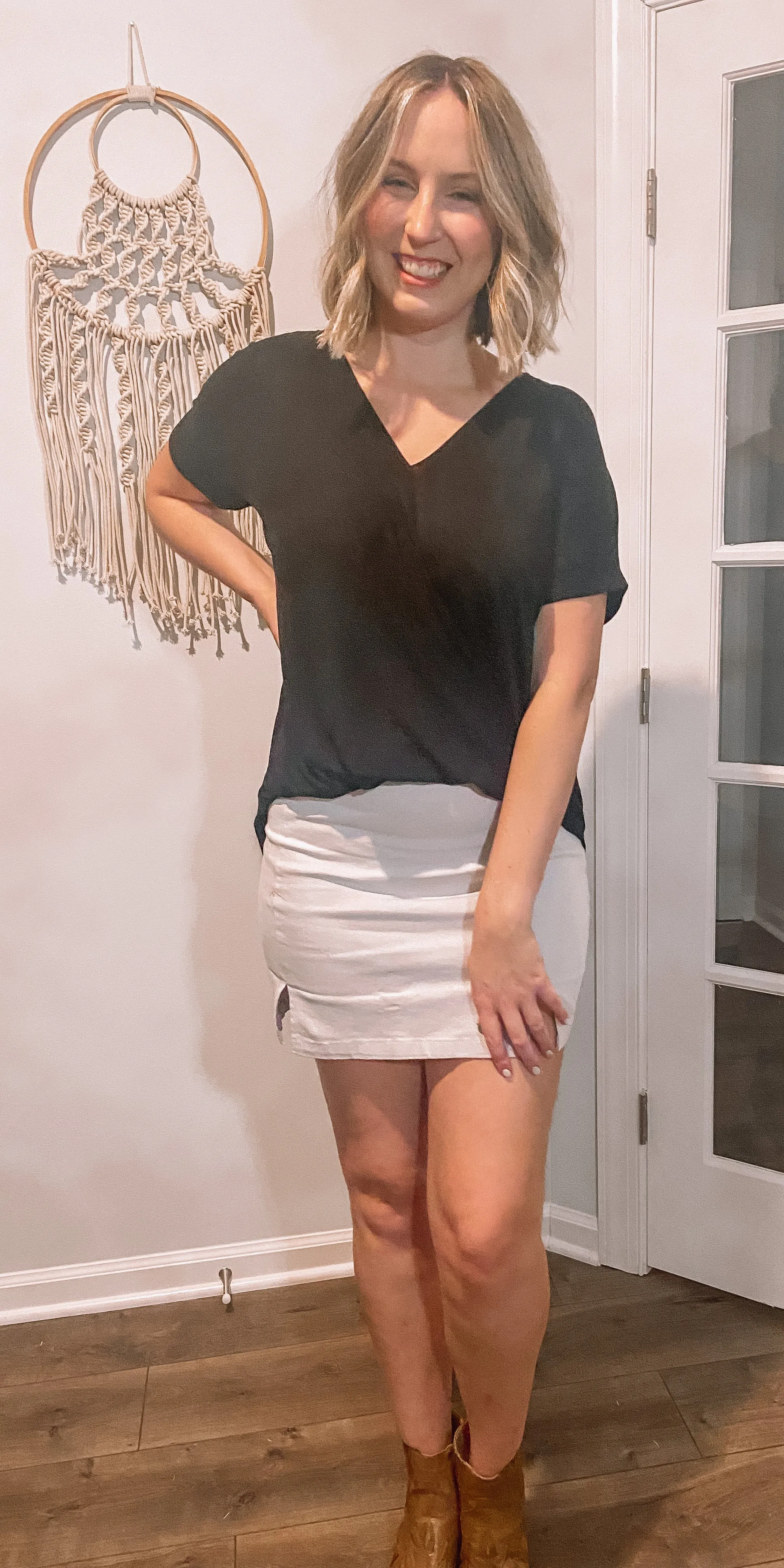Go To Top in Black
