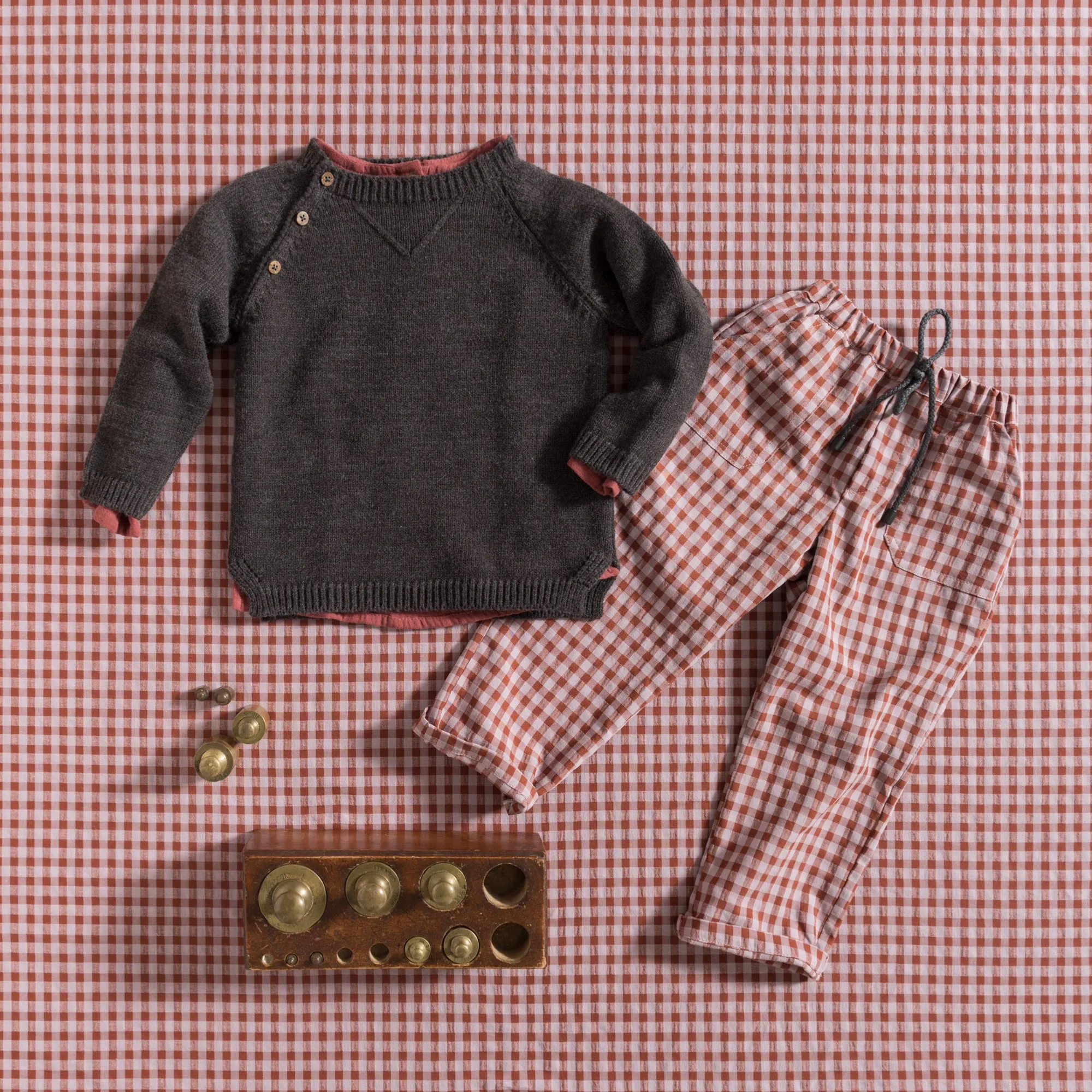 Grace Baby & Child Trousers - Pink Wood Winker - 2Y, 3Y, 5Y