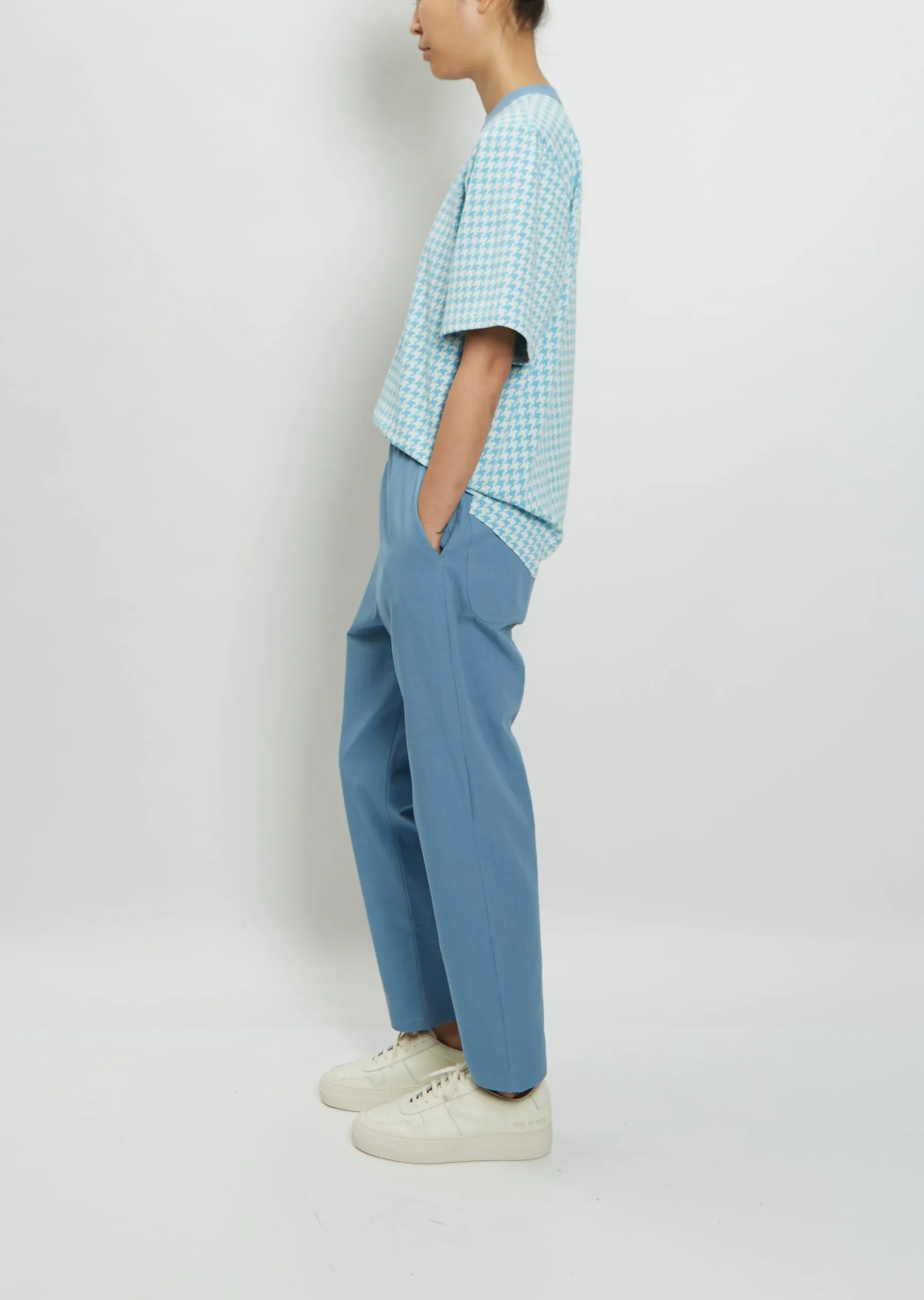 Grandma Pants — Light Blue