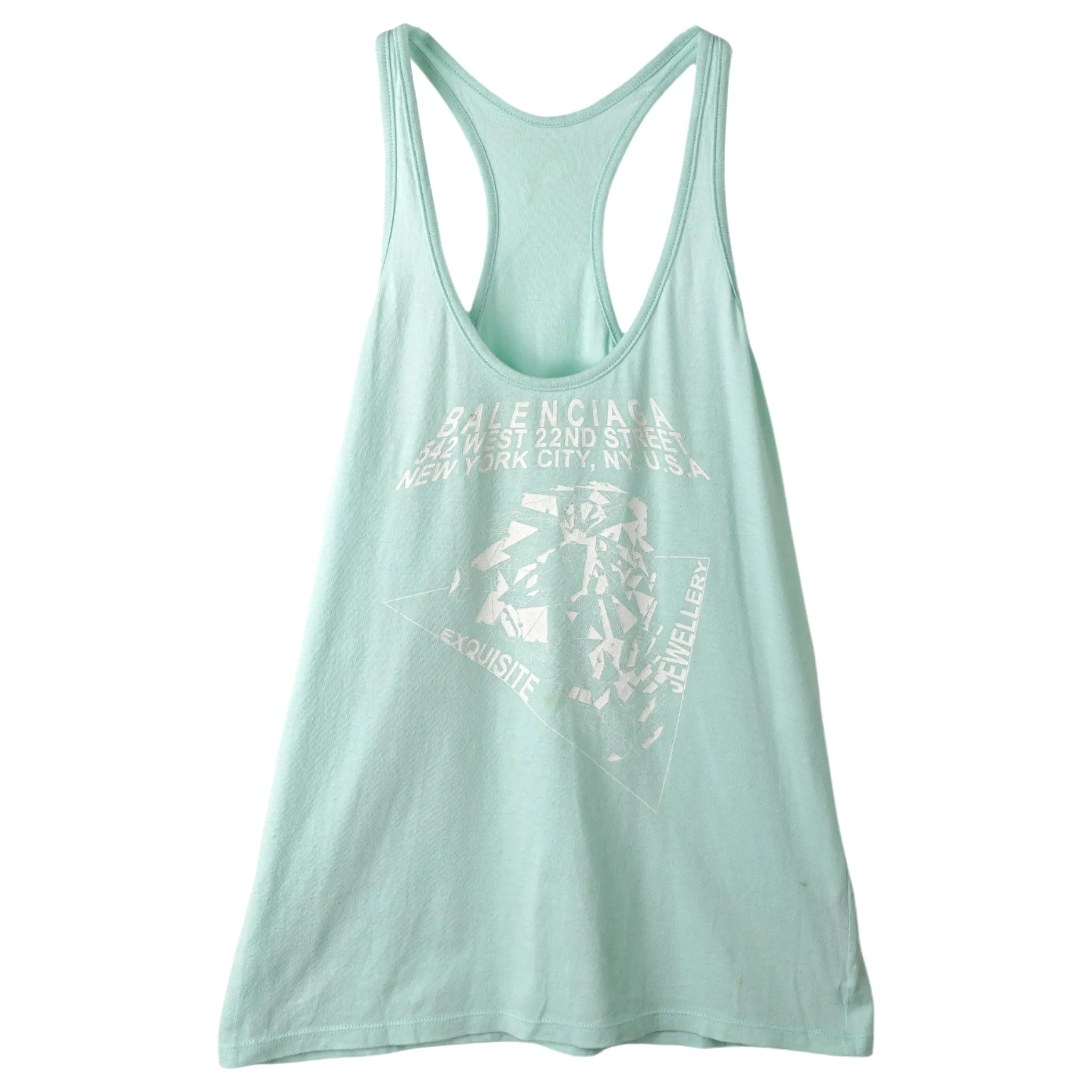 GRAPHIC TANK TOP / LIGHT GREEN