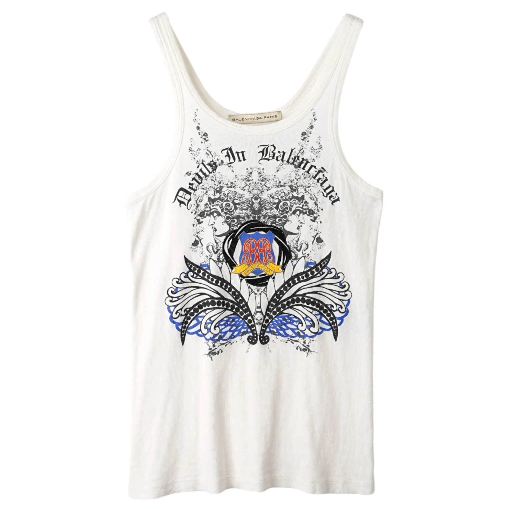 GRAPHIC TANK TOP / WHITE