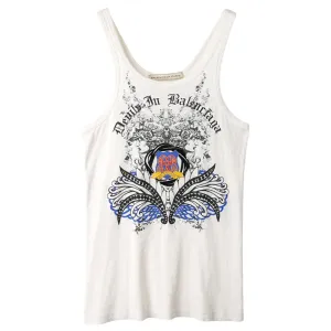 GRAPHIC TANK TOP / WHITE