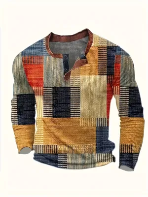 Harry | Mens Casual Henley Shirt