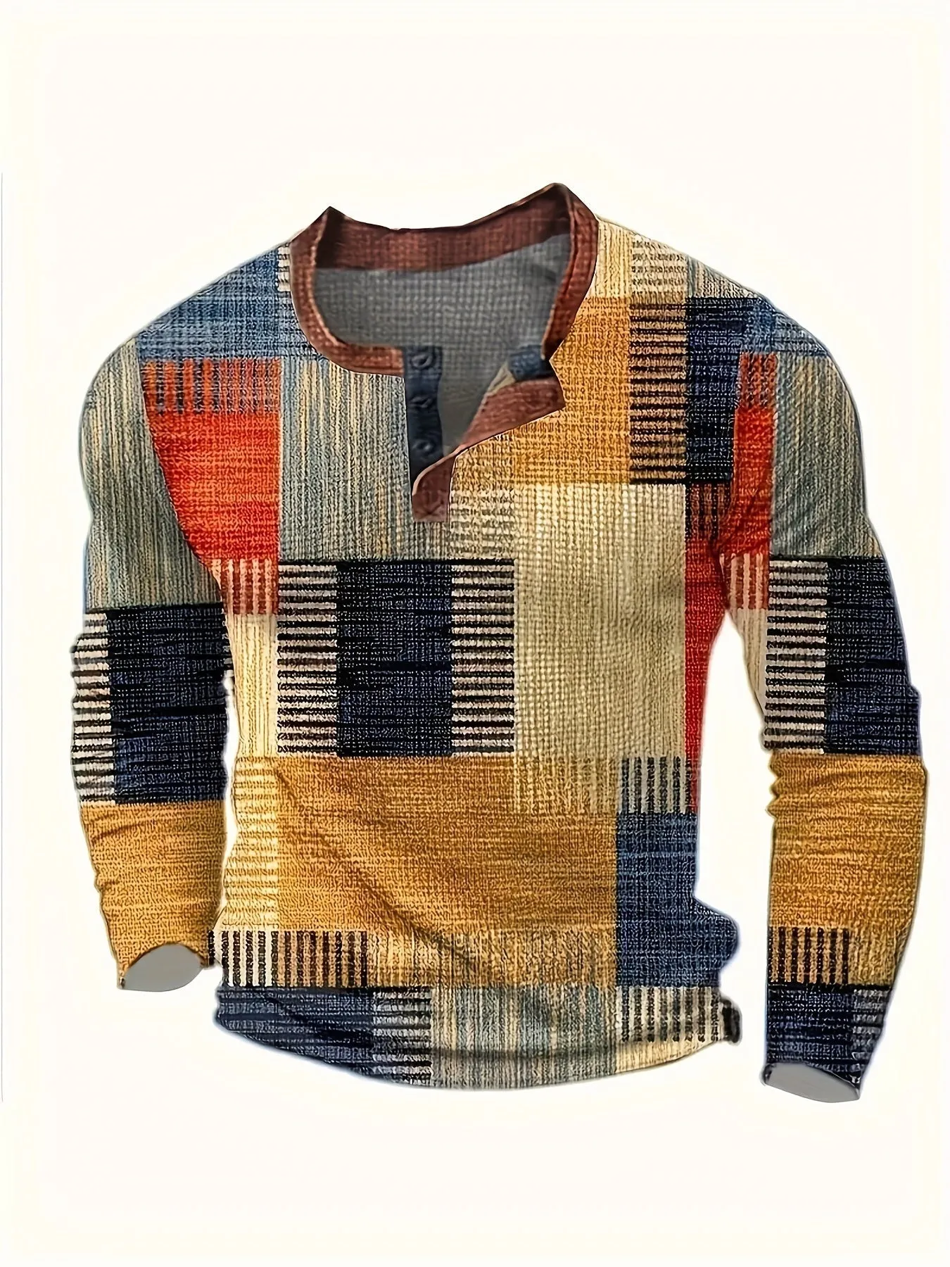 Harry | Mens Casual Henley Shirt