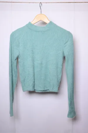 Hollister Green Crop Top