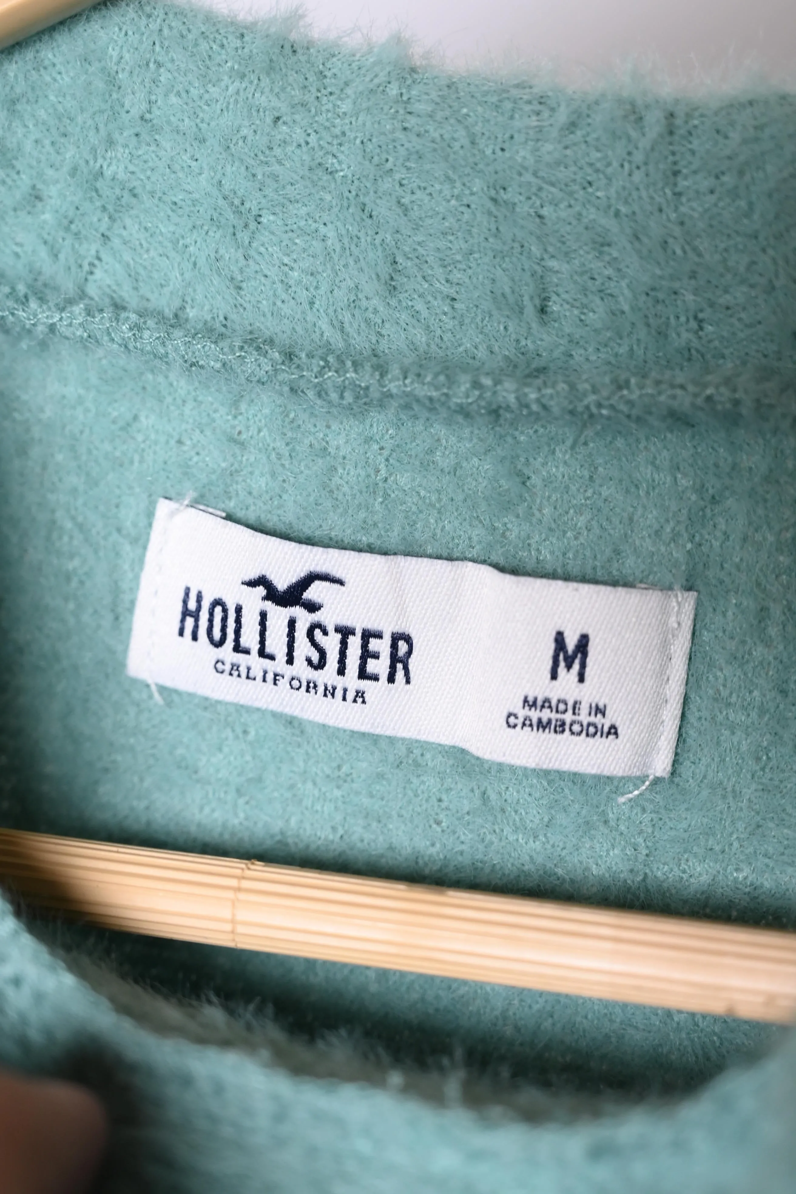 Hollister Green Crop Top