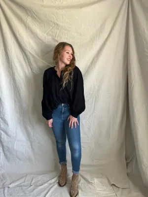 James Eyelet Blouse