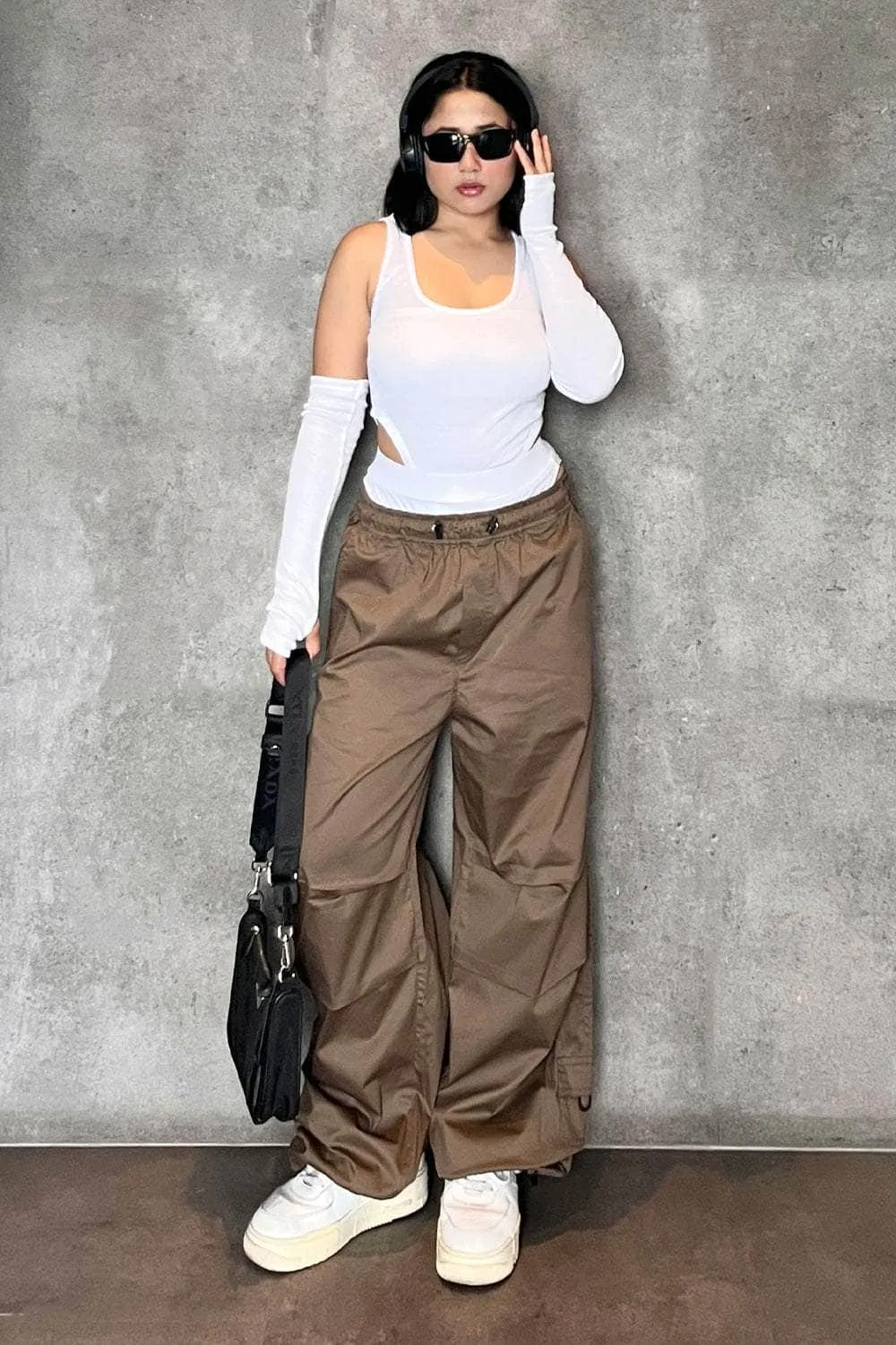 Khaki destoy utility Pants