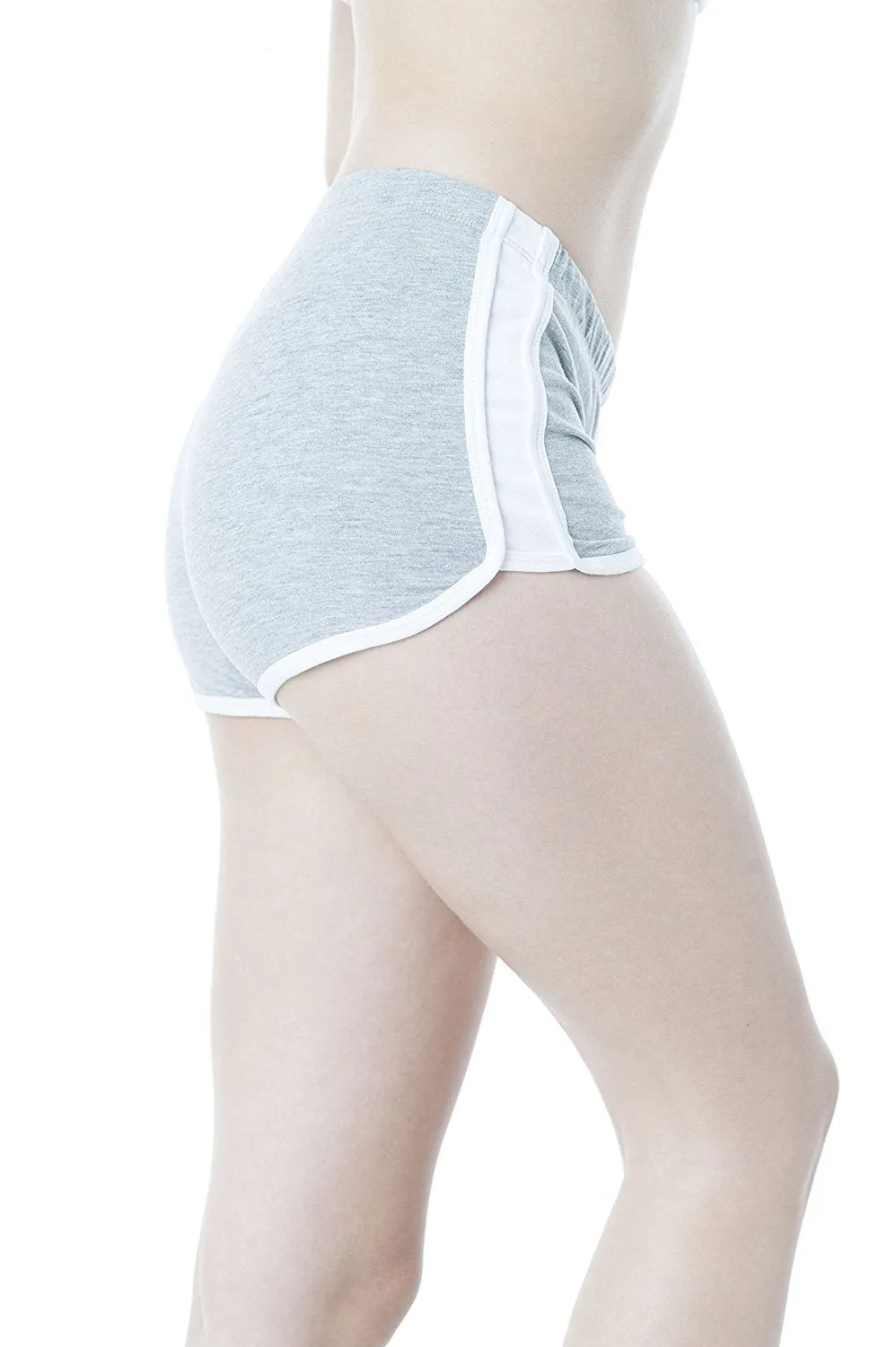Khanomak Elastic Waist Dolphin Marathon Shorts