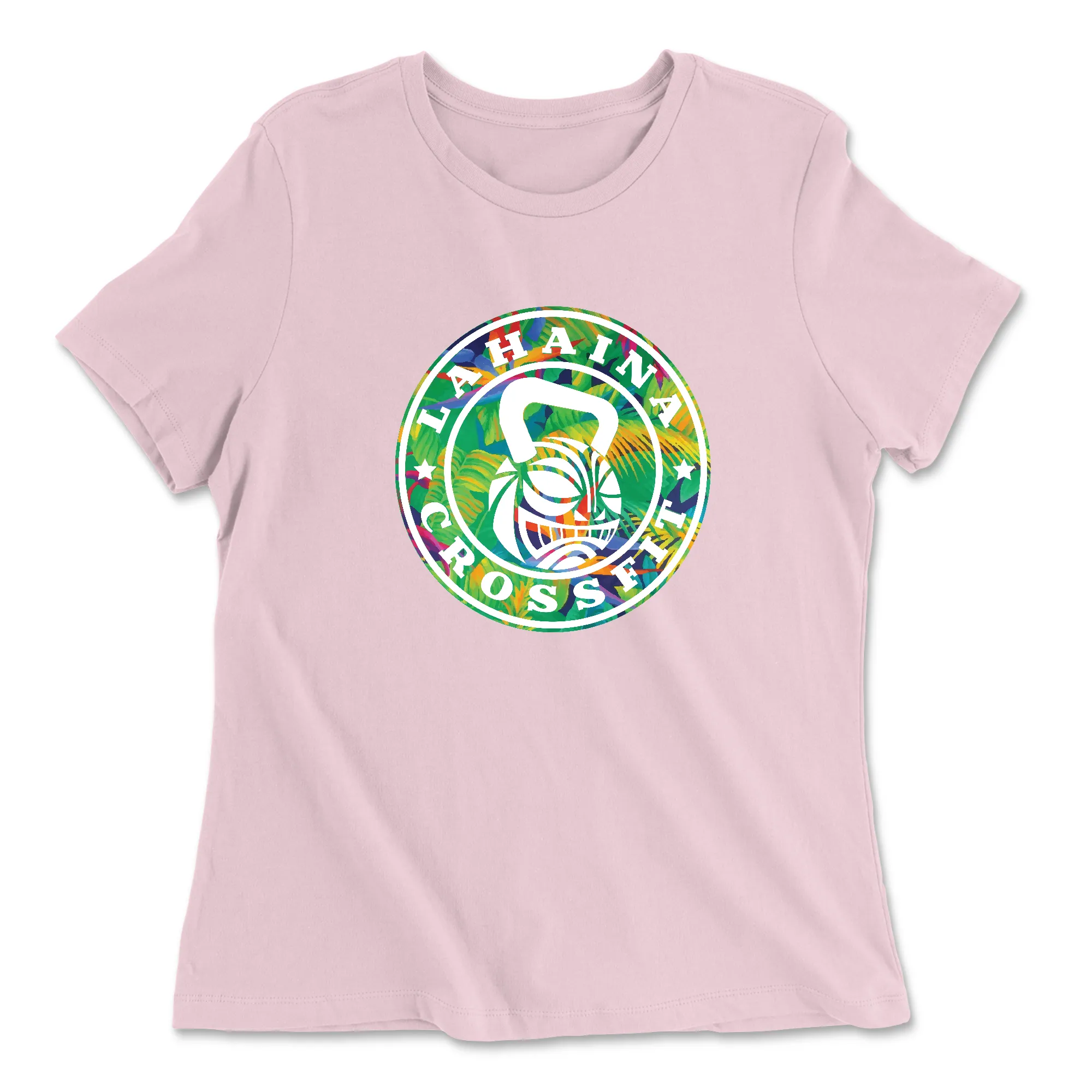 Lahaina CrossFit Flower Womens - Relaxed Jersey T-Shirt