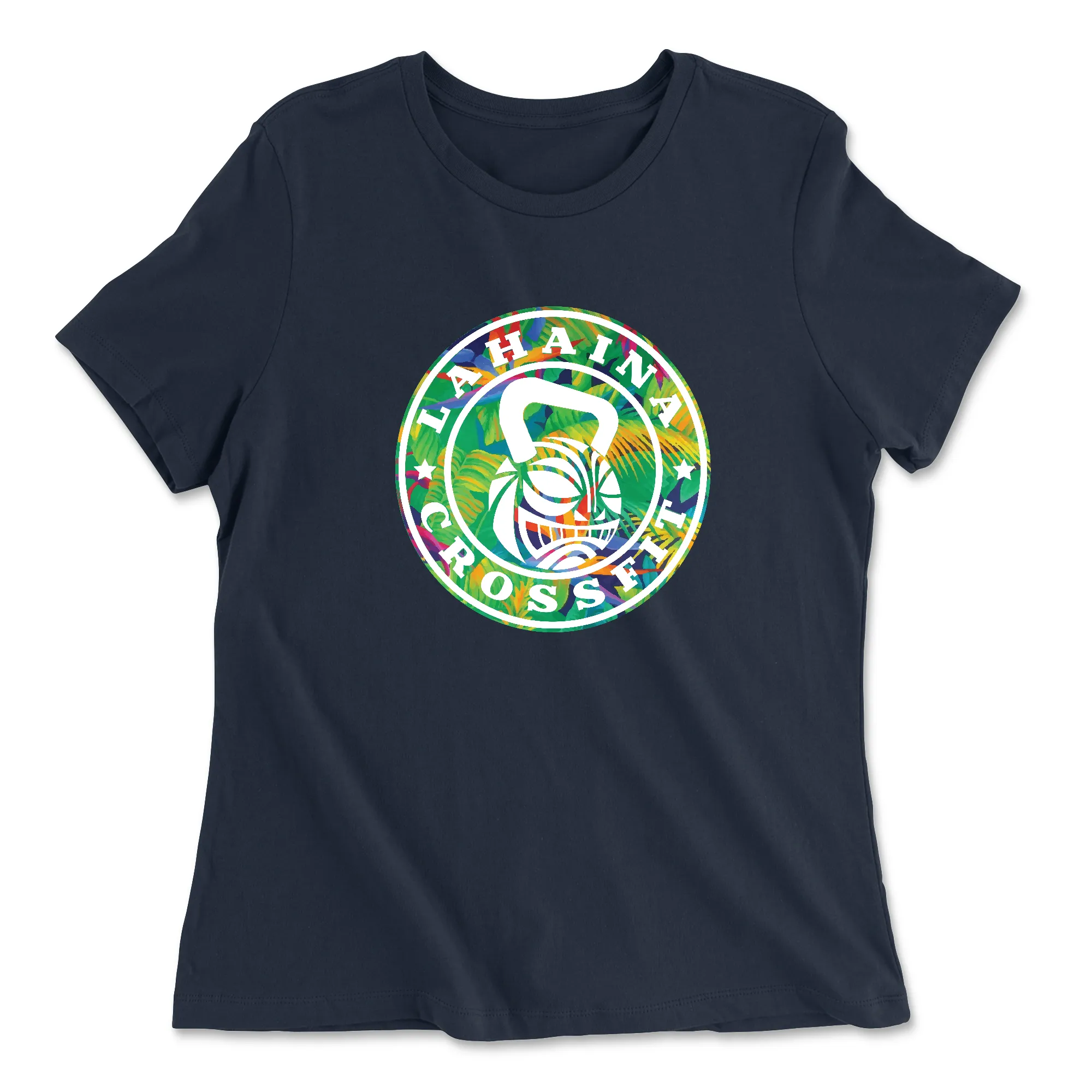 Lahaina CrossFit Flower Womens - Relaxed Jersey T-Shirt