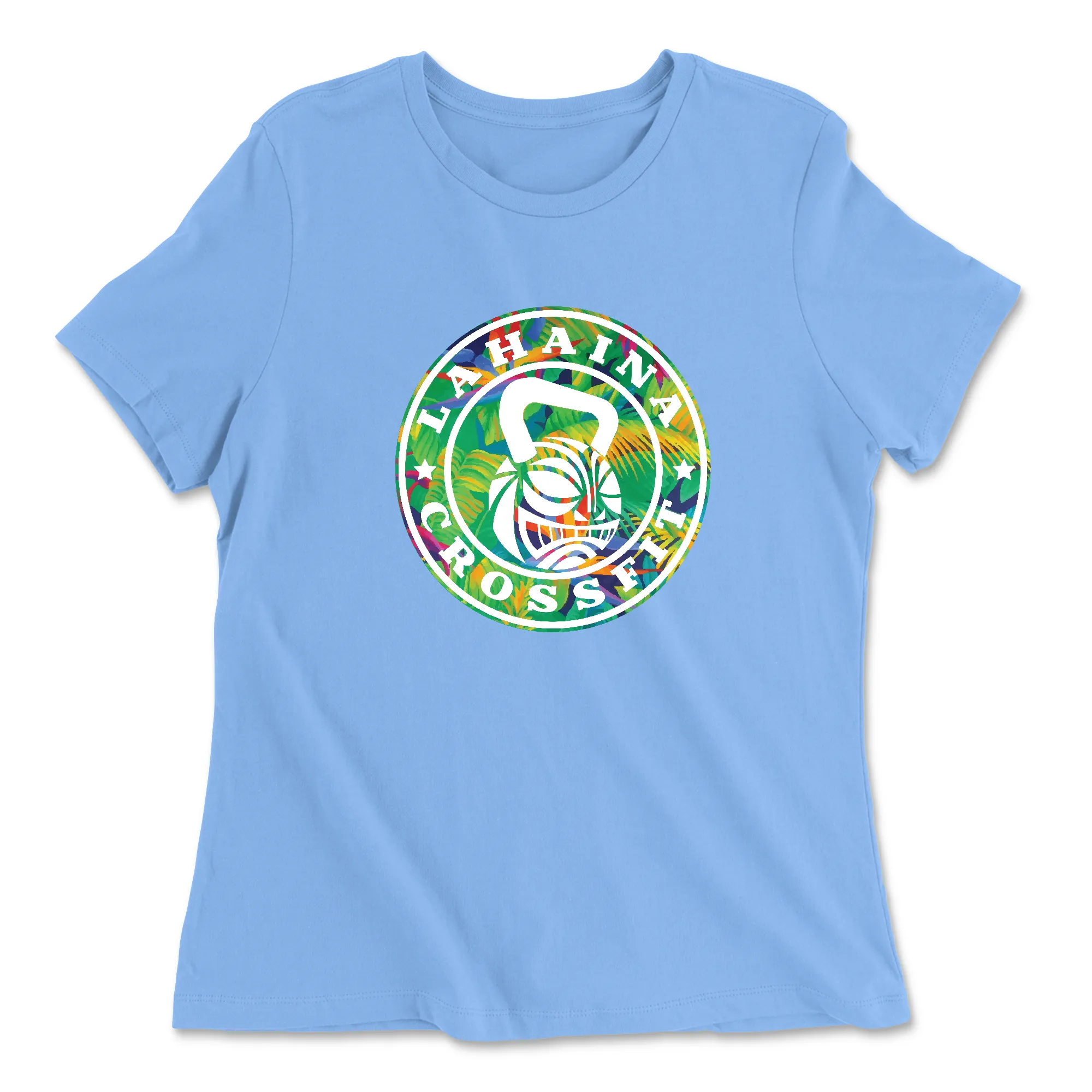 Lahaina CrossFit Flower Womens - Relaxed Jersey T-Shirt