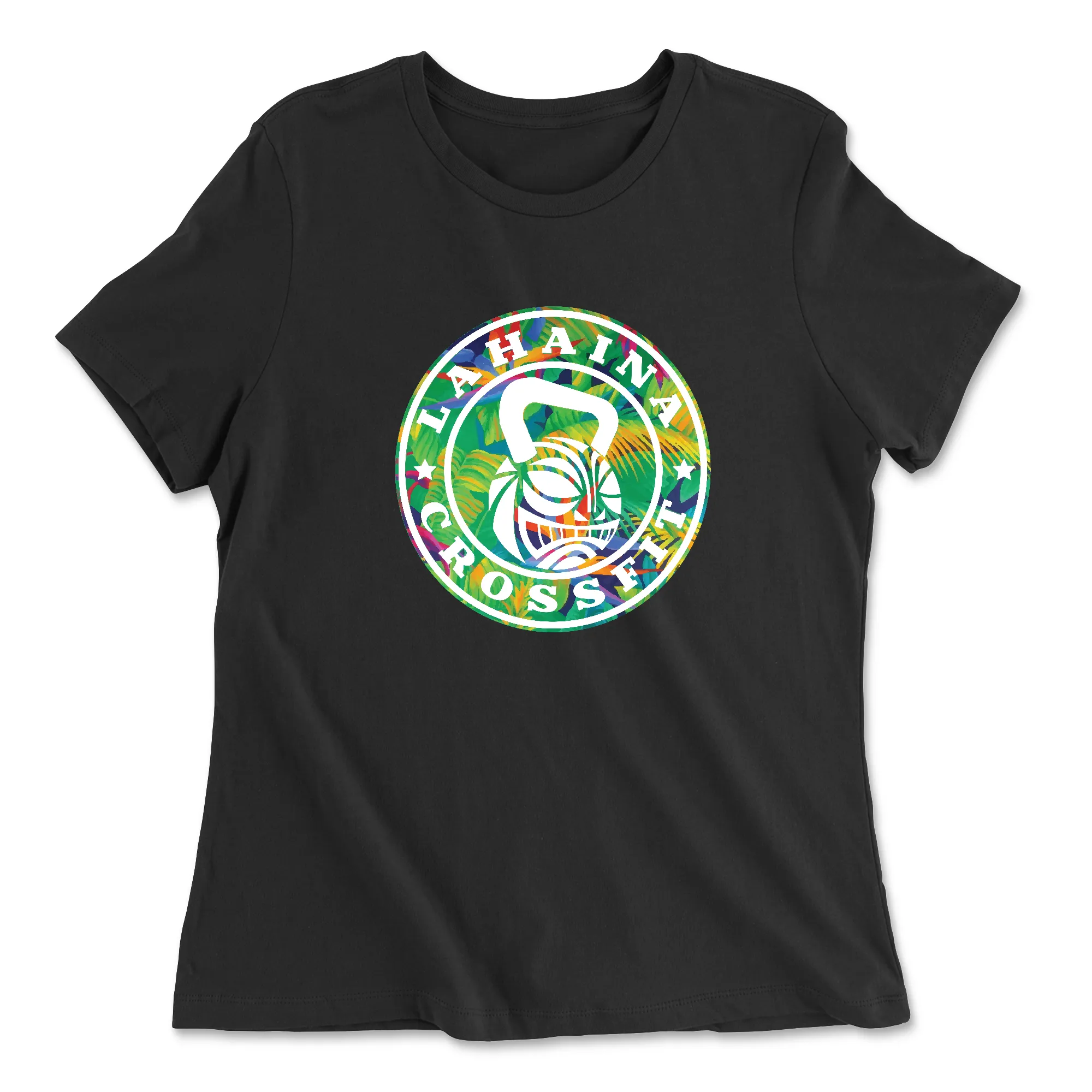 Lahaina CrossFit Flower Womens - Relaxed Jersey T-Shirt