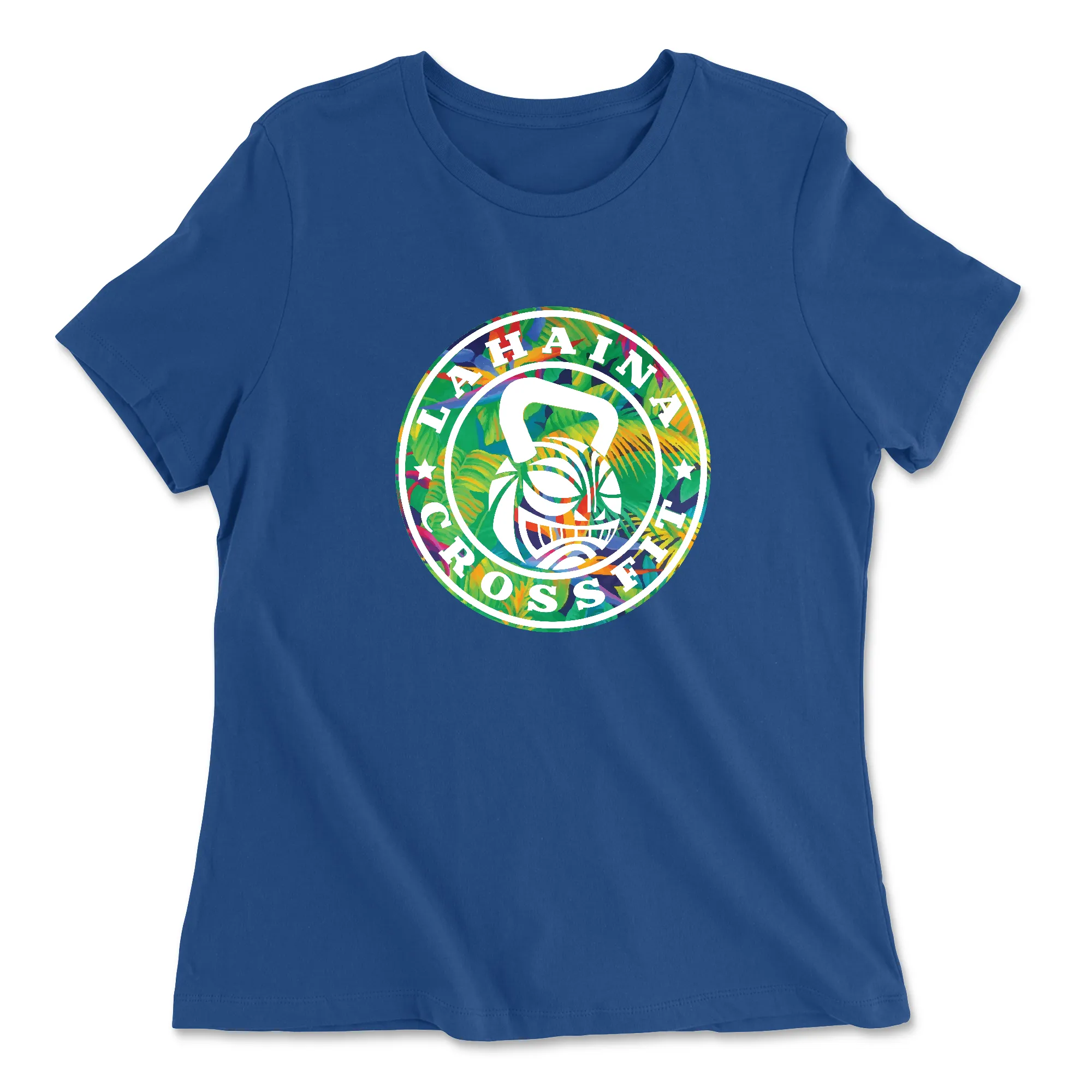 Lahaina CrossFit Flower Womens - Relaxed Jersey T-Shirt