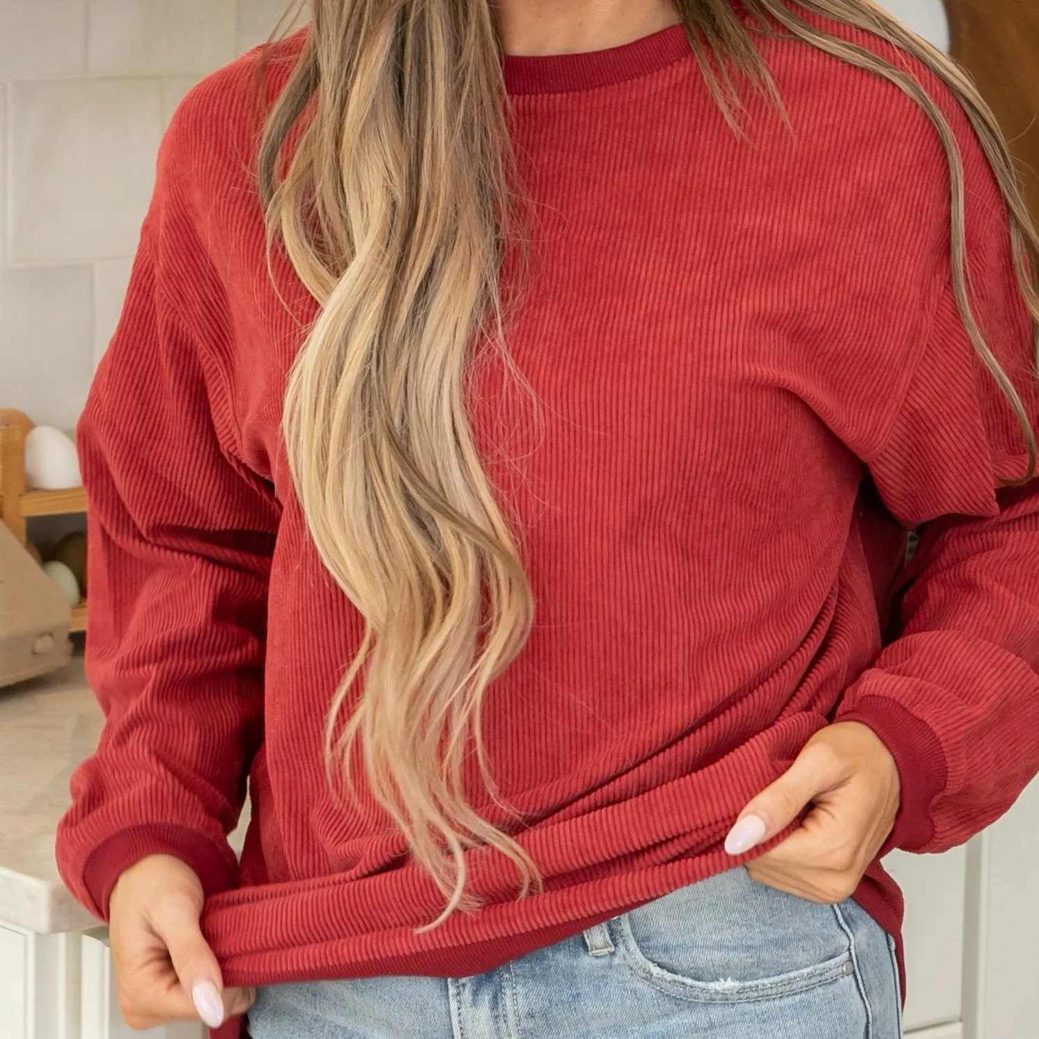 Leslie Corduroy Top