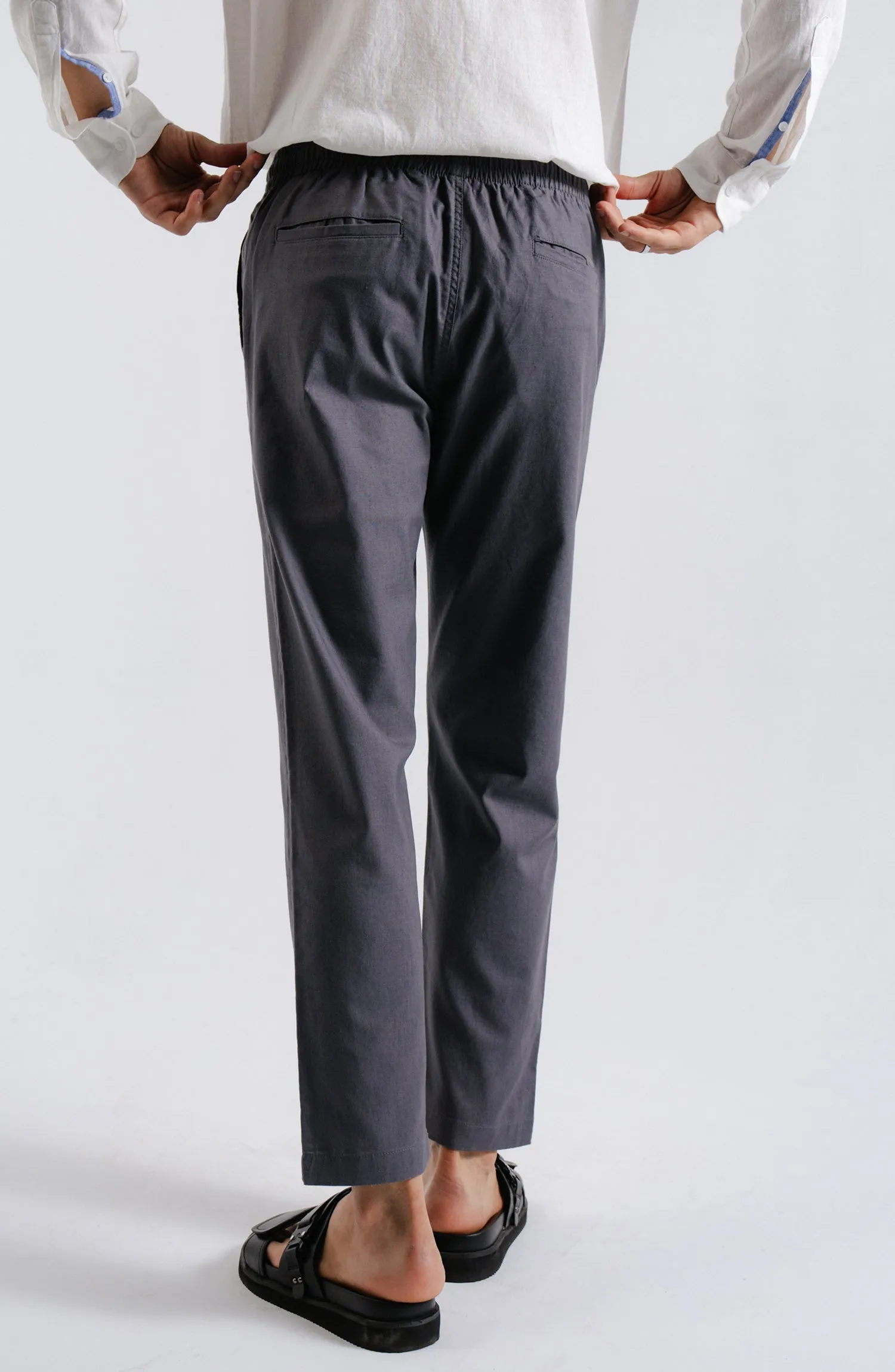 Linen Lounge Wear - Charcoal