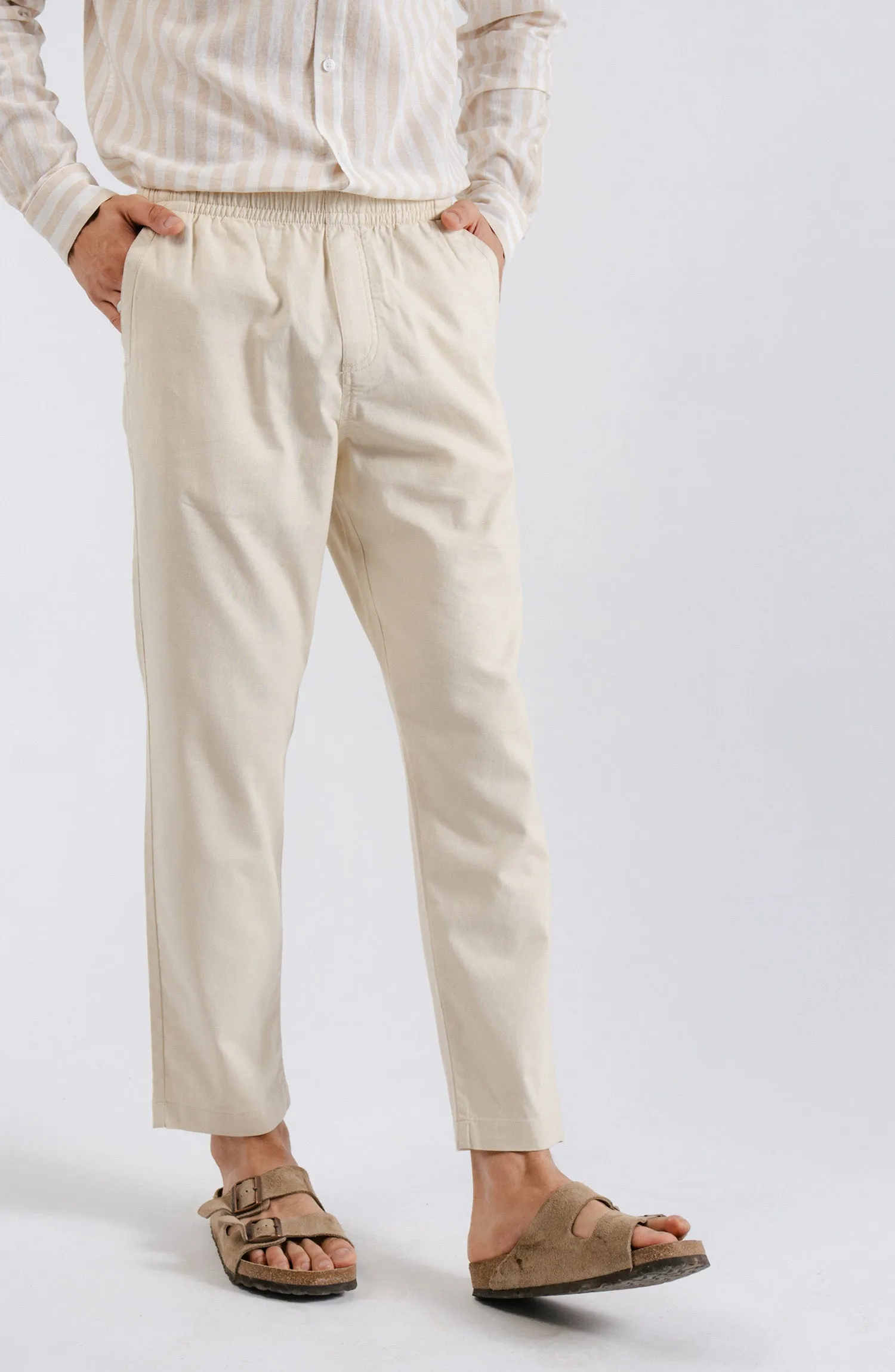 Linen Lounge Wear - Charcoal