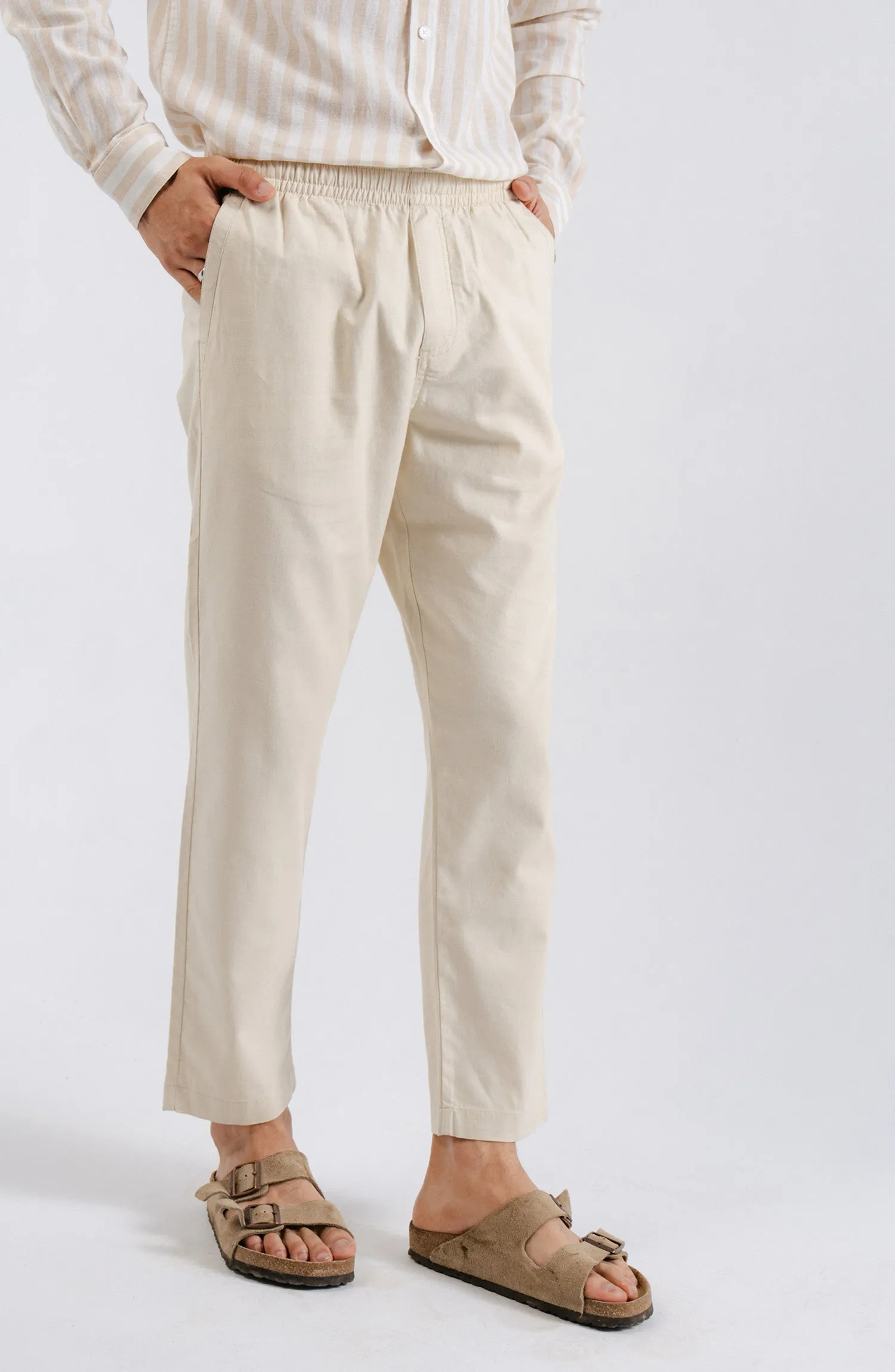 Linen Lounge Wear - Charcoal
