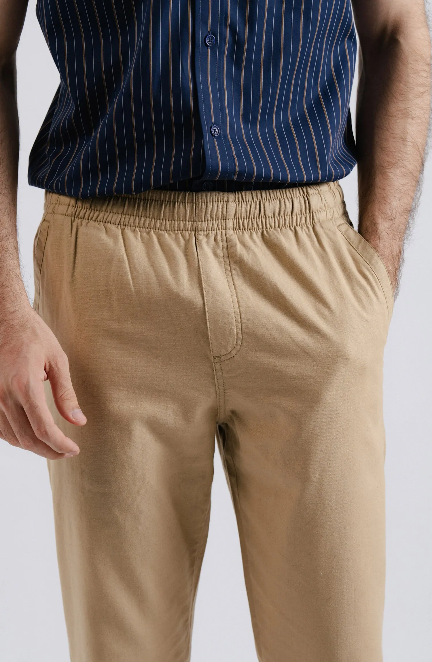 Linen Lounge Wear - Charcoal