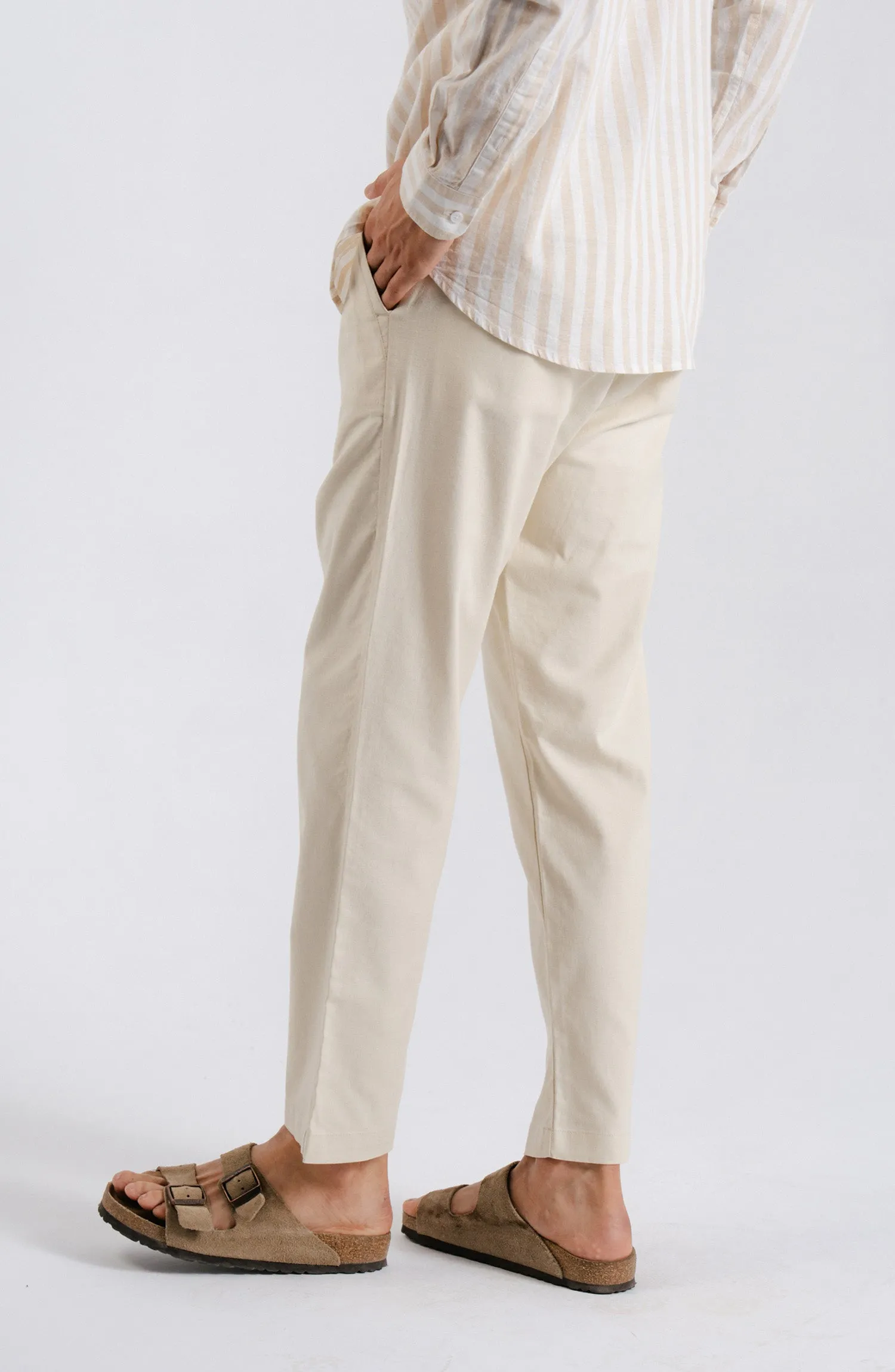 Linen Lounge Wear - Charcoal