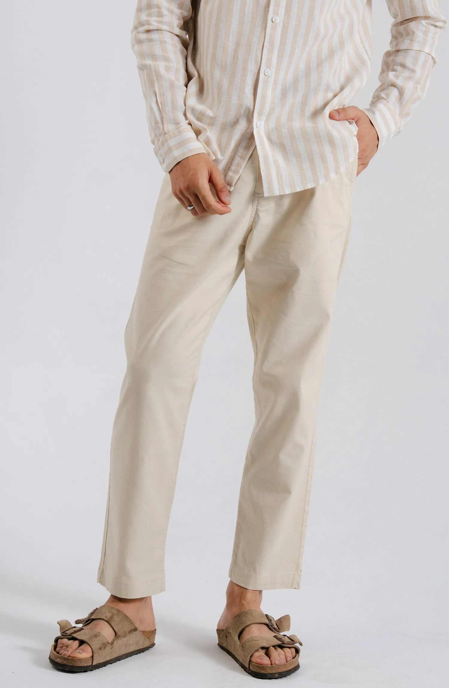 Linen Lounge Wear - Charcoal