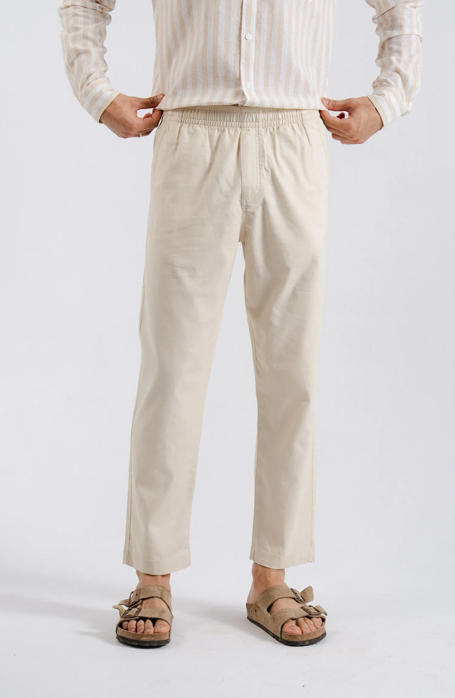 Linen Lounge Wear - Charcoal