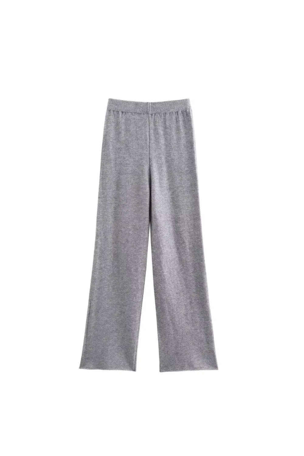 'Lydia' Hooded Pullover Sweater & Wide-Leg Pants Set