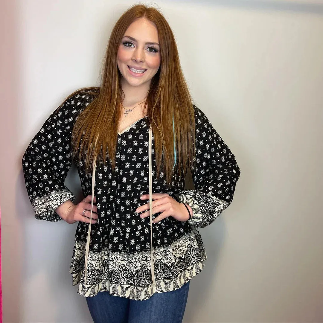 Lyle Bohemian Top