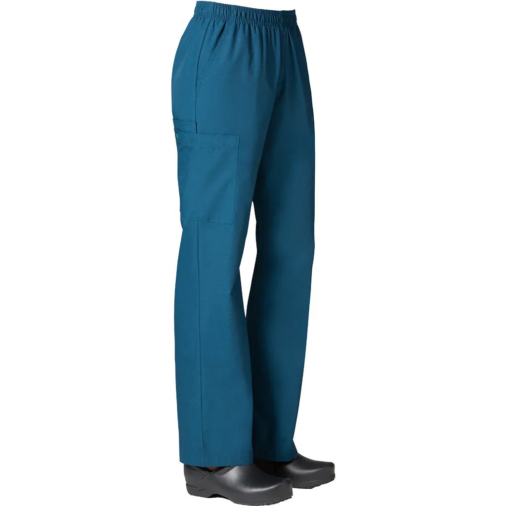 Maevn Core Womens Full Elastic Band Cargo Pant Style 9016 - Reg. 31" Plus Size XL - 5XL