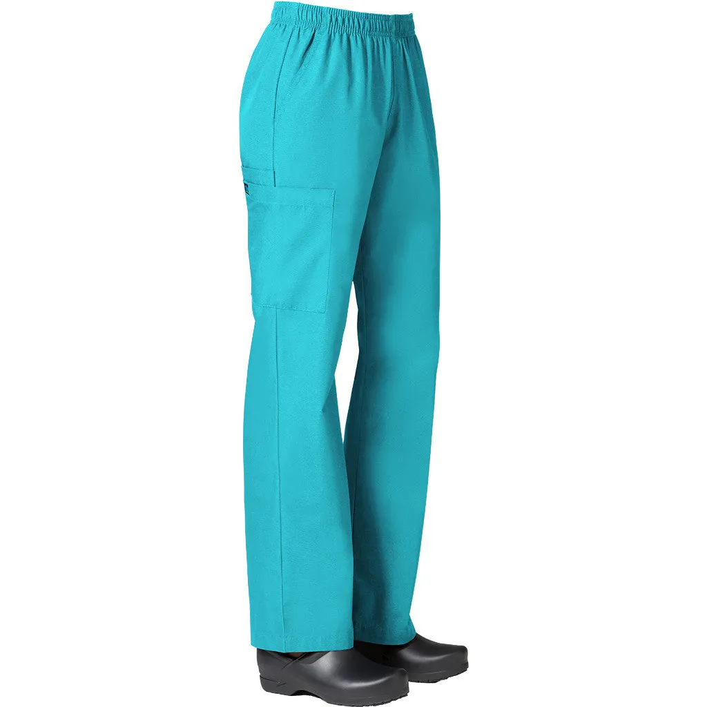 Maevn Core Womens Full Elastic Band Cargo Pant Style 9016 - Reg. 31" Plus Size XL - 5XL